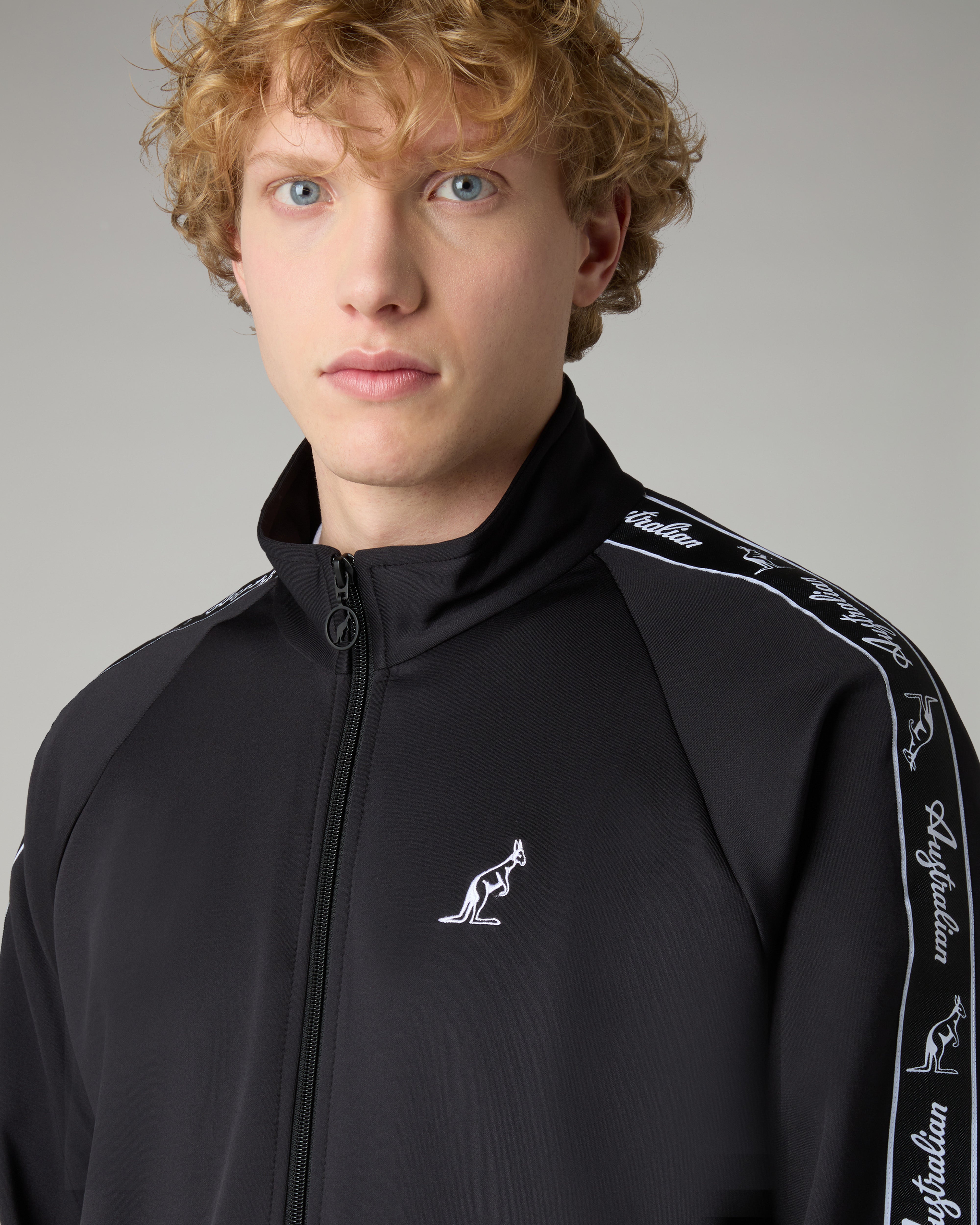 australian-tape-tracksuit-tuta-completa-nero-full-zip image 4