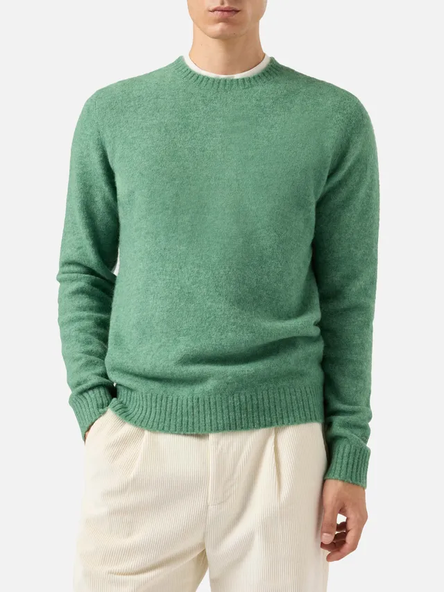 mc2-saint-barth-maglione-regent-uomo-verde-salvia-in-alpaca-stretch-girocollo image 1