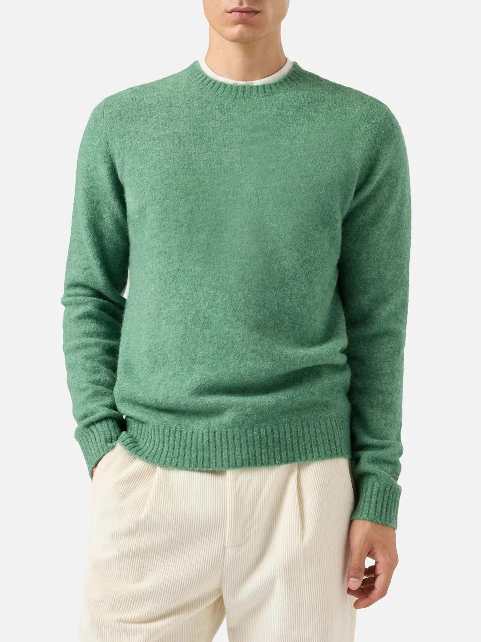 mc2-saint-barth-maglione-regent-uomo-verde-salvia-in-alpaca-stretch-girocollo image 1