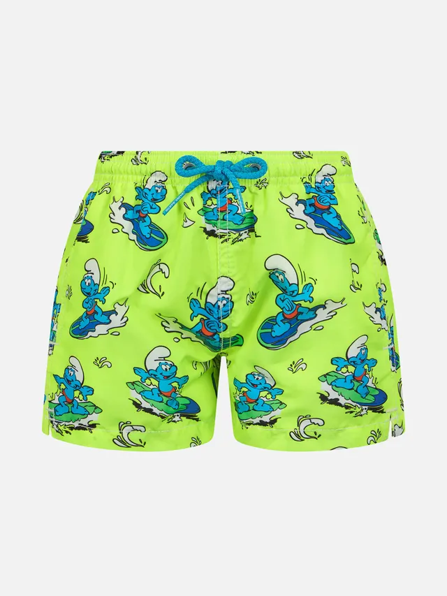 mc2-saint-barth-jean-costume-bambino-puffi-giallo-media-lunghezza image 1