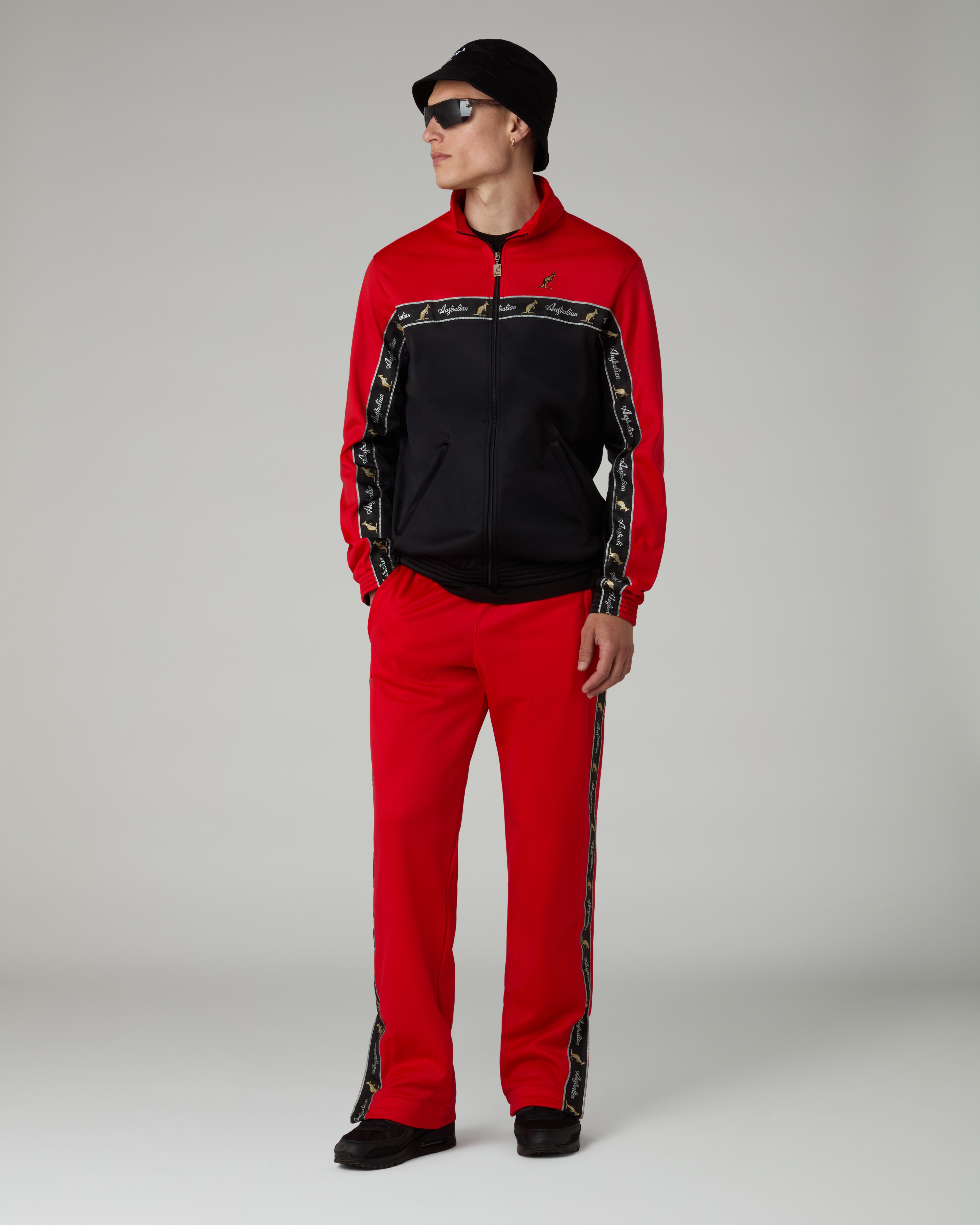 australian-acetate-track-pants-rosso-vivo image 2