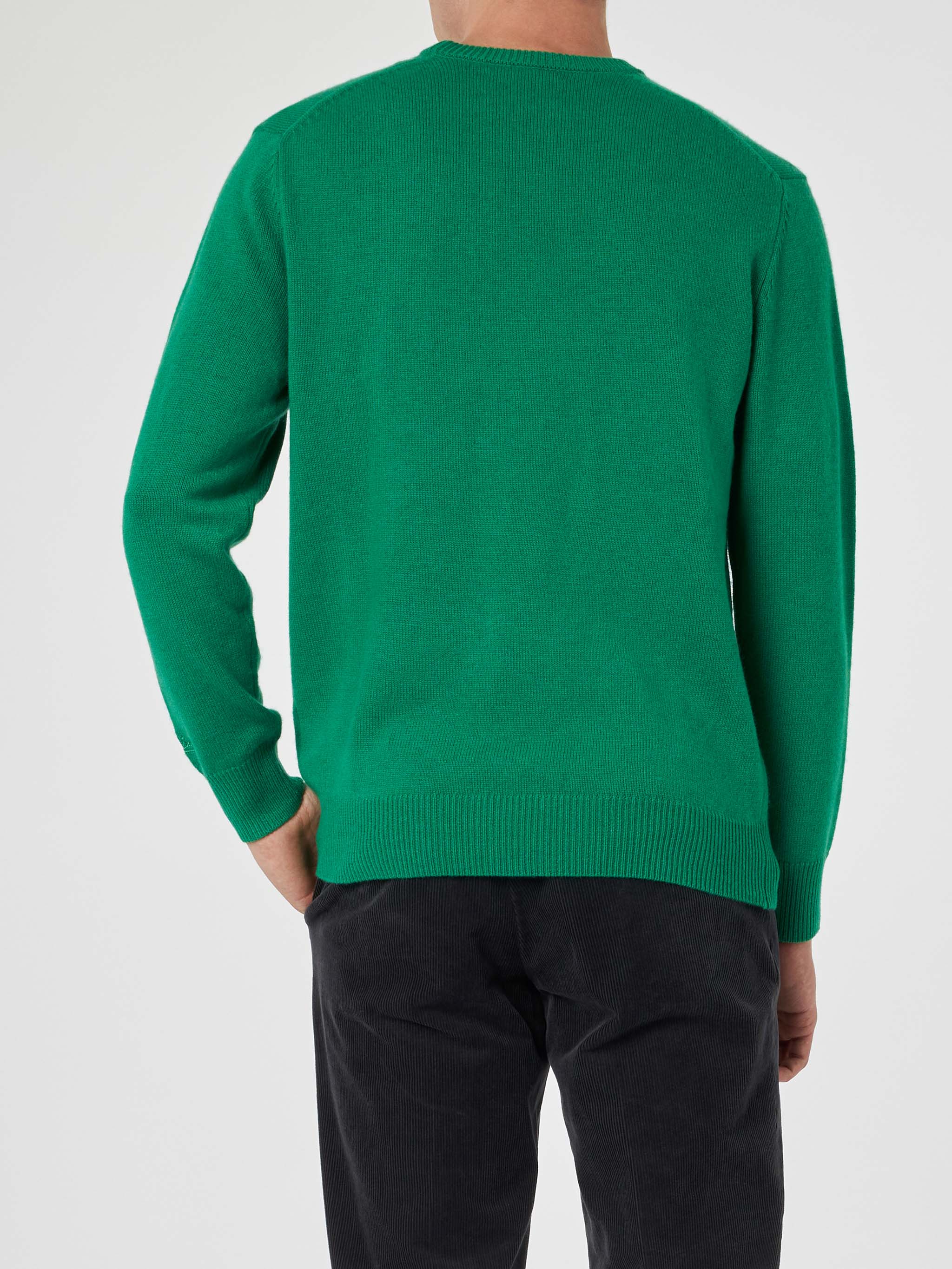 mc2-saint-barth-maglione-girocollo-uomo-crypto-ducky-jacquard-verde-crypto-puppe image 3
