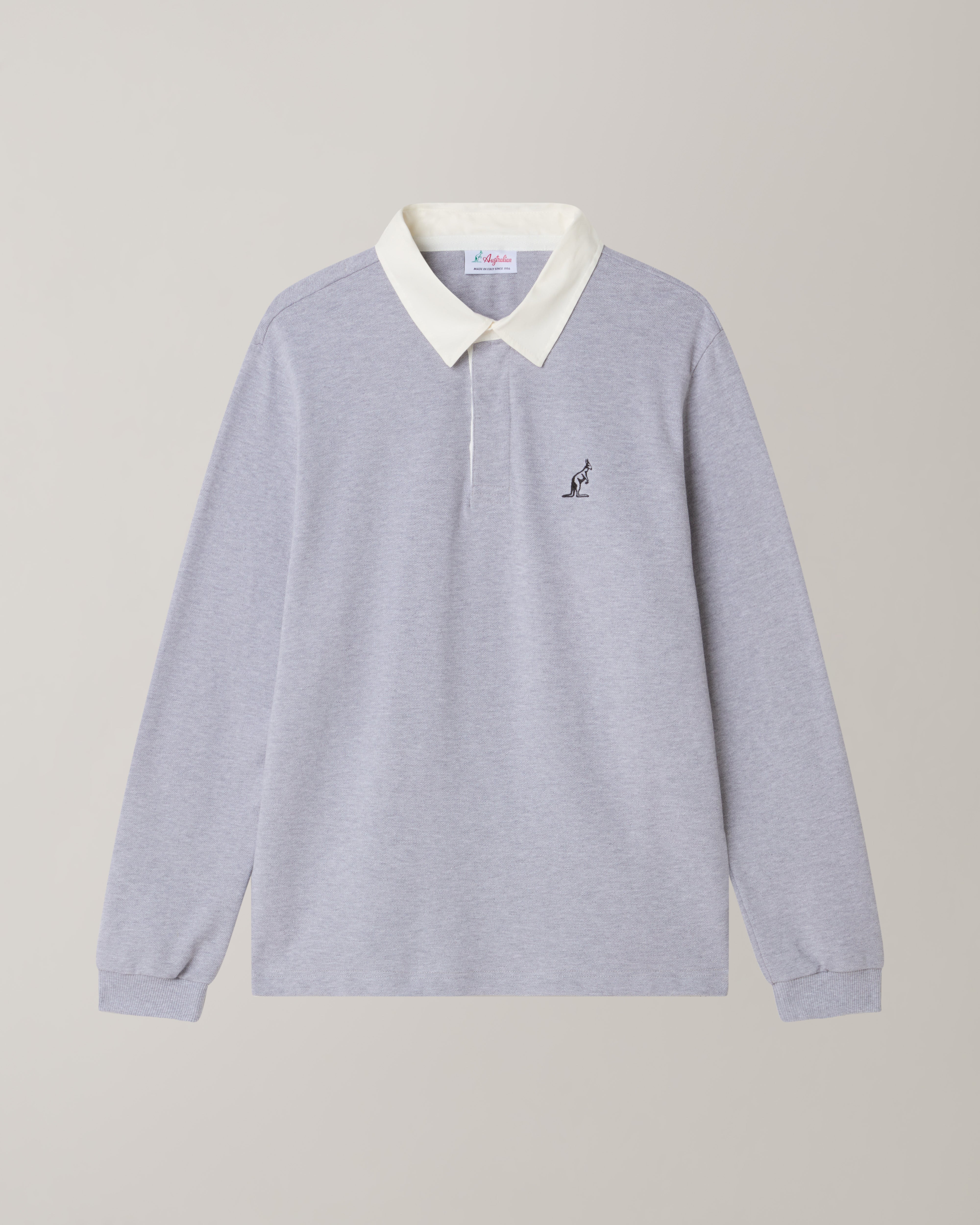 australian-academy-polo-shirt-piqu-regular-grigio-melange image 5