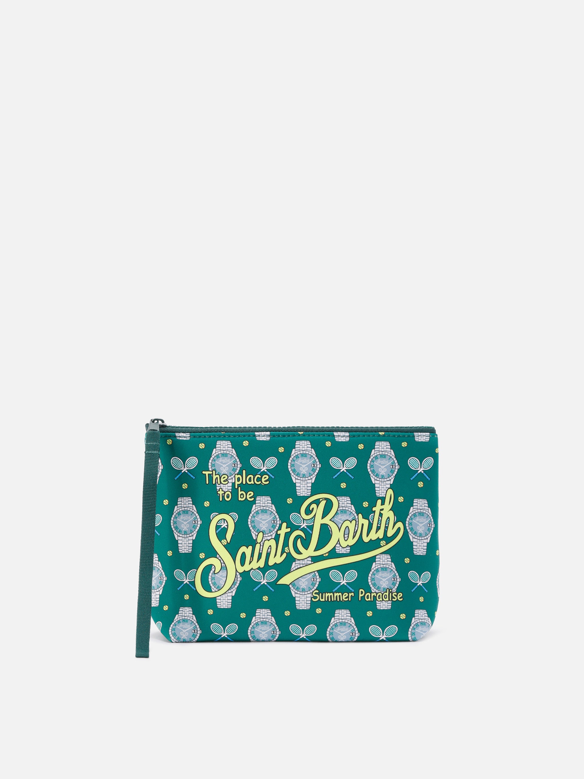 mc2-saint-barth-pochette-aline-scuba-verde-stampa-tennis-e-orologi image 1