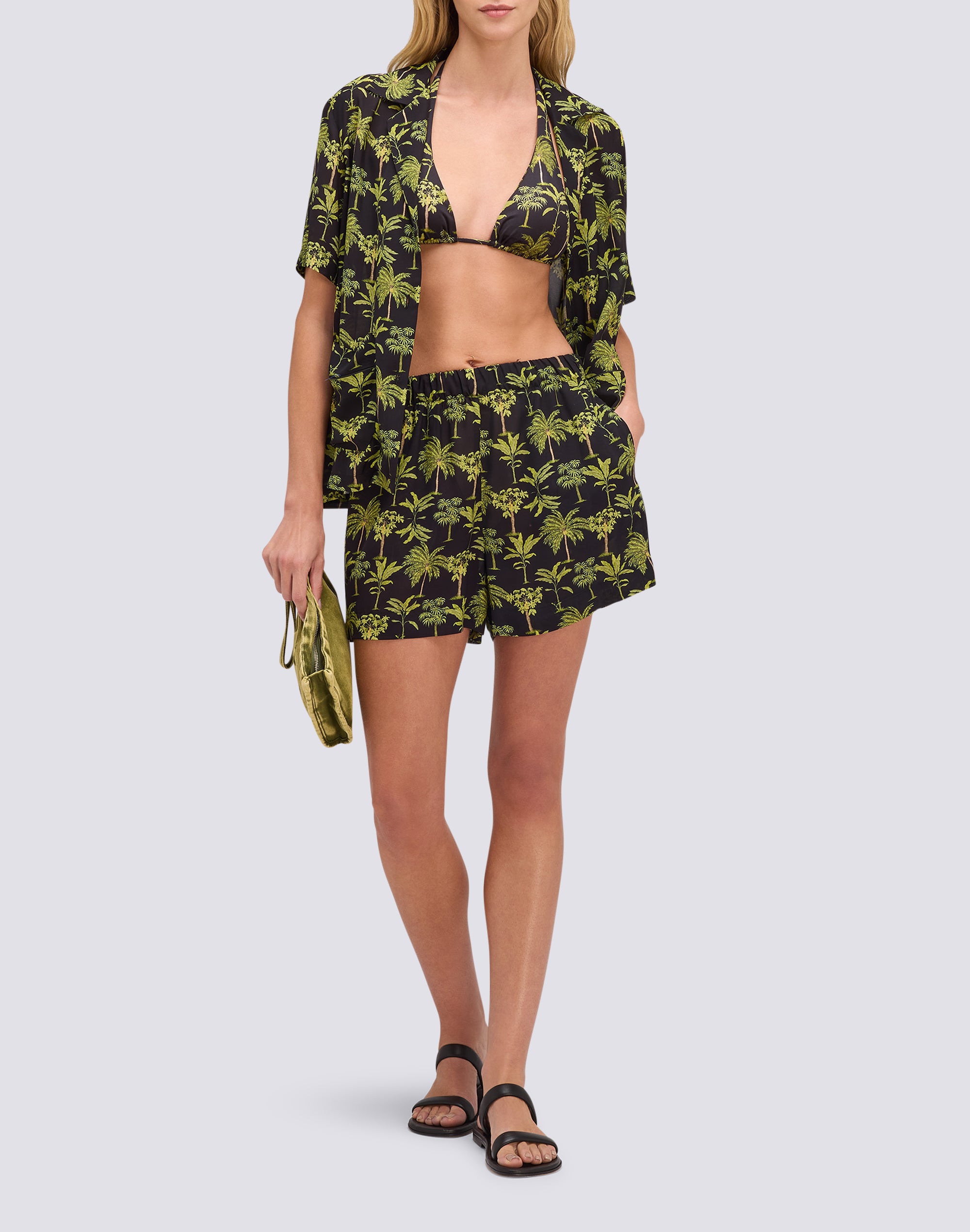 sundek-botanic-camicia-donna-stile-bowling-con-stampa-botanica image 3