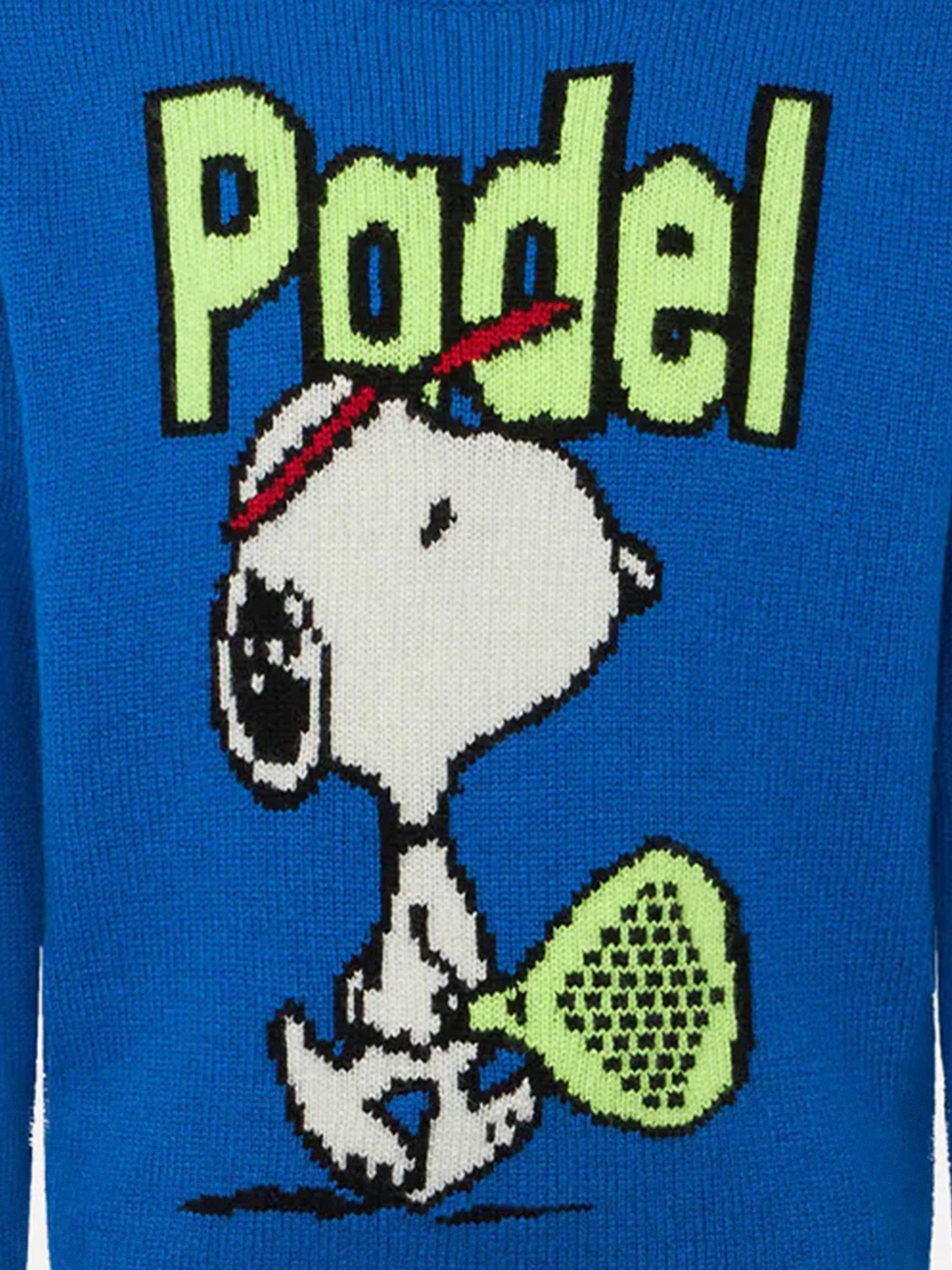 mc2-saint-barth-danya-maglione-bambino-snoopy-padel-jacquard-bluette image 3
