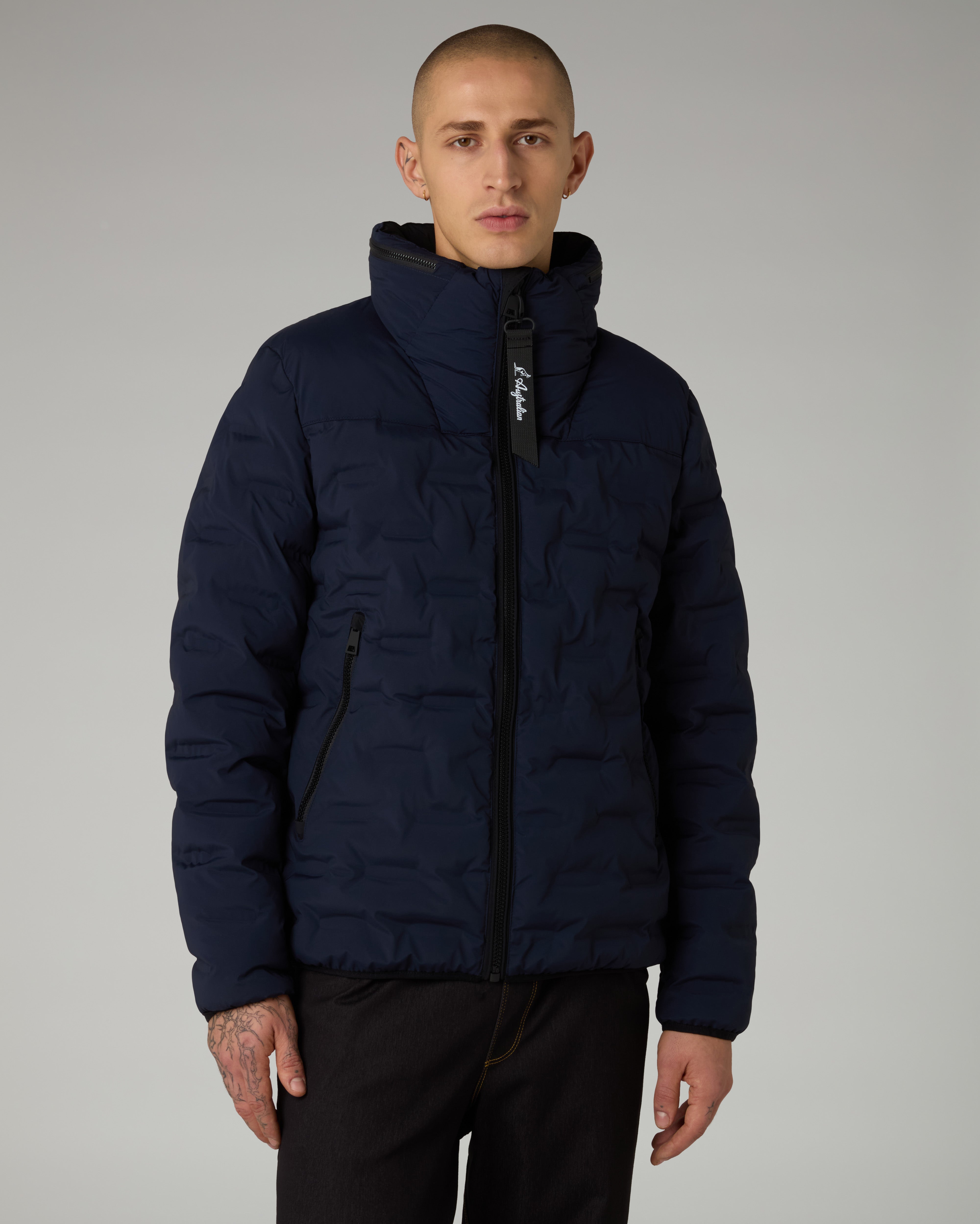 australian-3-d-jacket-blu-navy-giubbotto-trapuntato-termosaldato image 1