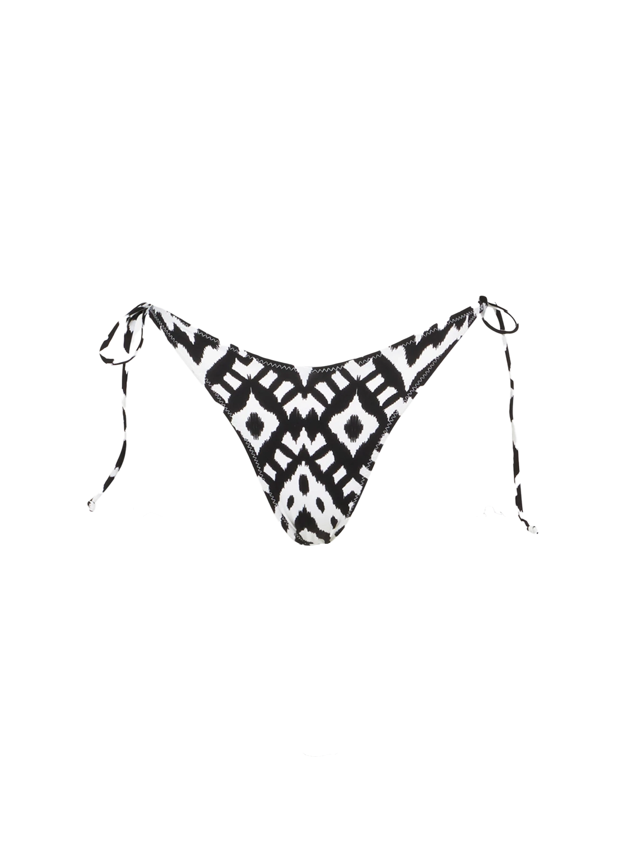 mc2-saint-barth-slip-mare-norah-con-stampa-ikat-bianco-e-nero-da-donna image 1