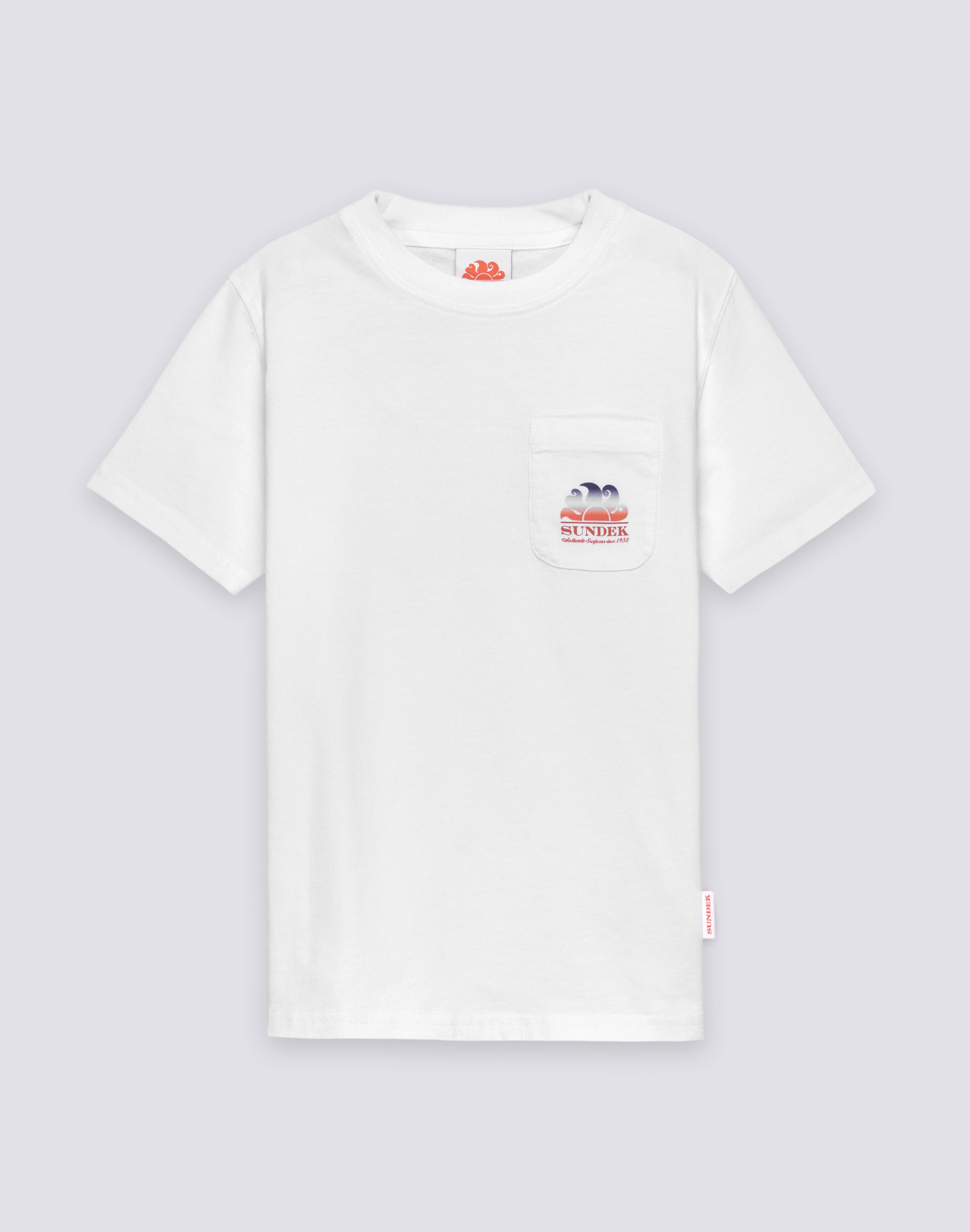 sundek-mini-new-herbert-t-shirt-bambino-con-taschino-e-logo-shaded image 2