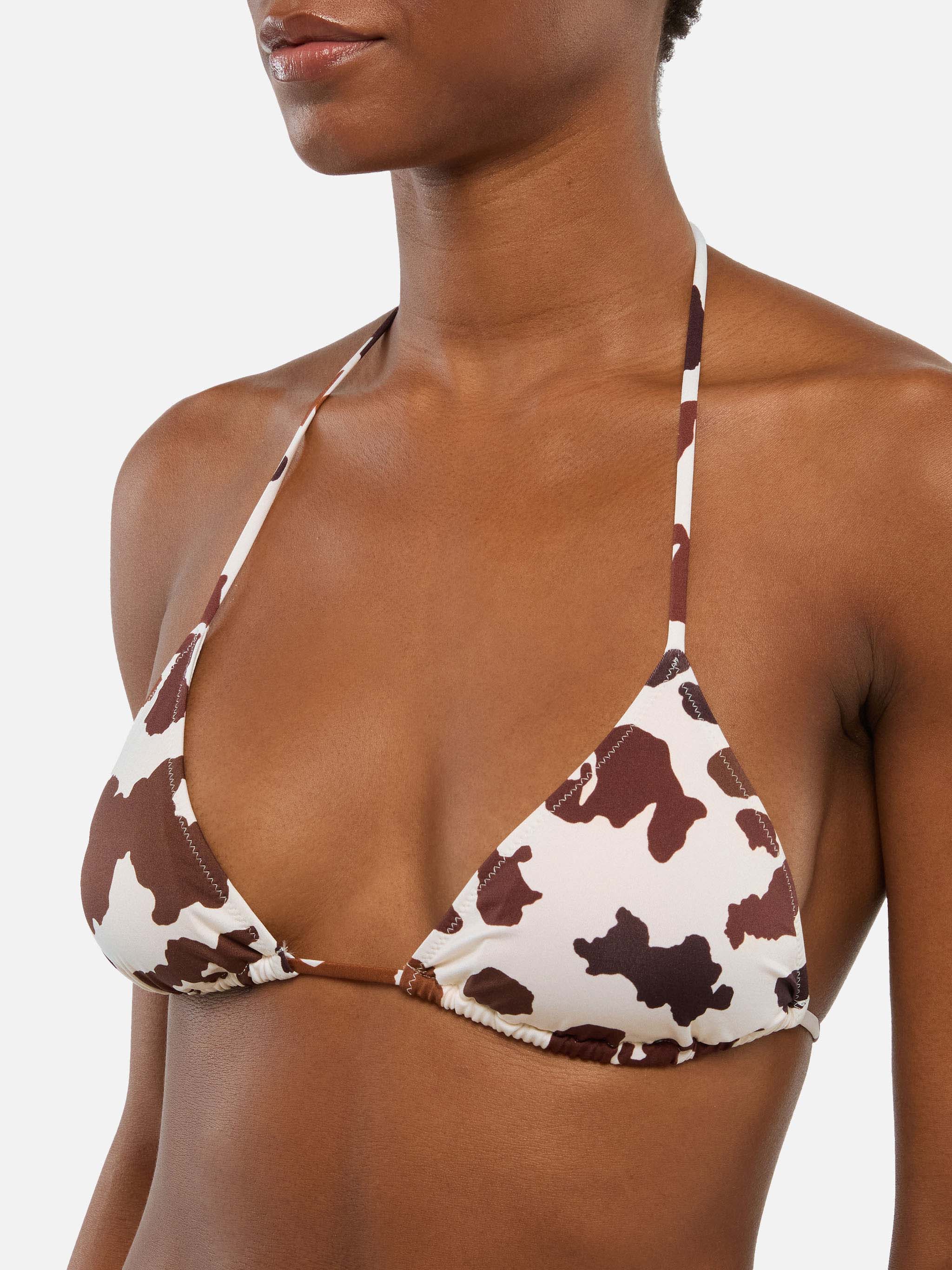 mc2-saint-barth-leah-top-bikini-triangolo-donna-stampa-muccata-beige image 2