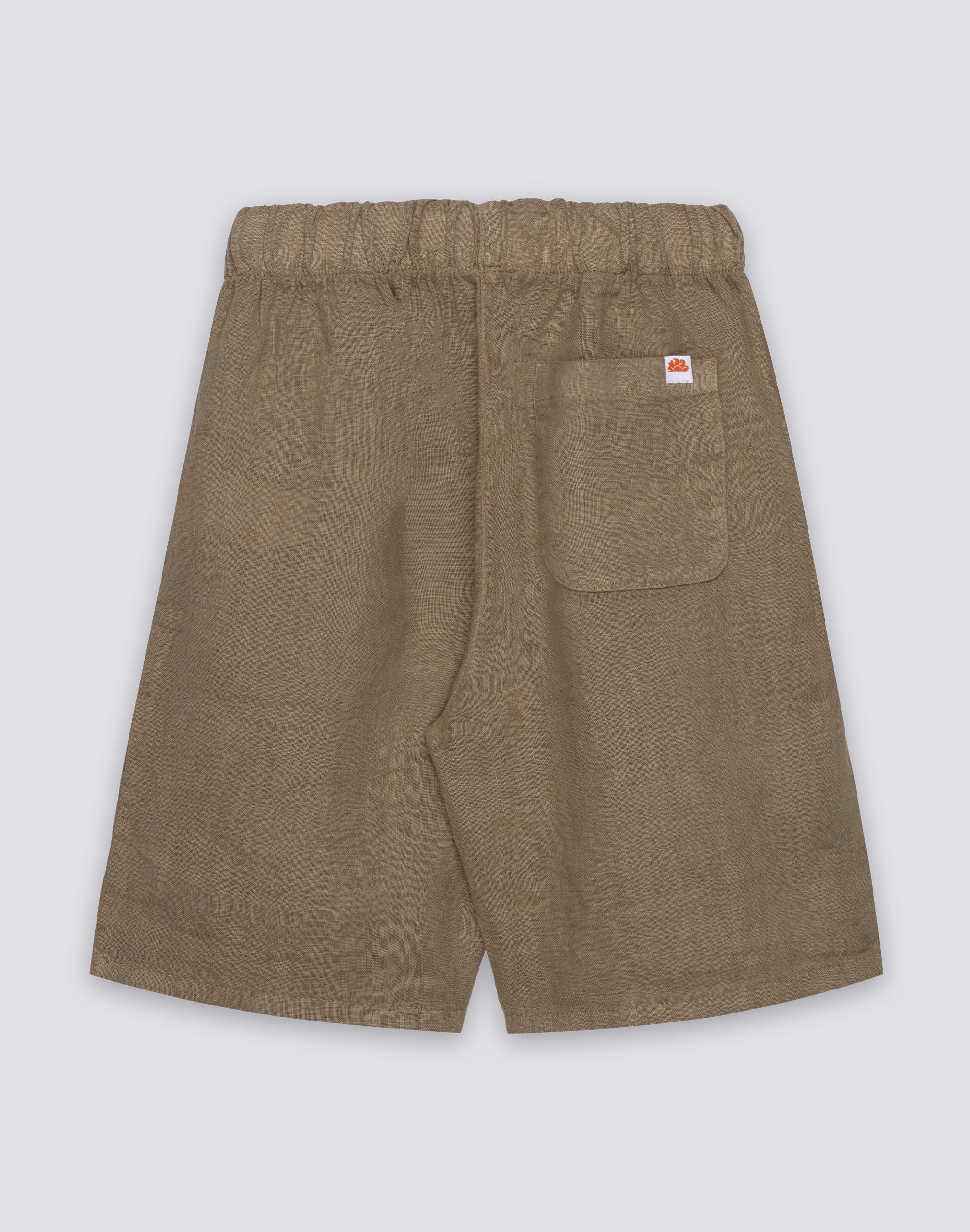 sundek-walkshorts-bambino-in-lino-tinto-capo image 2