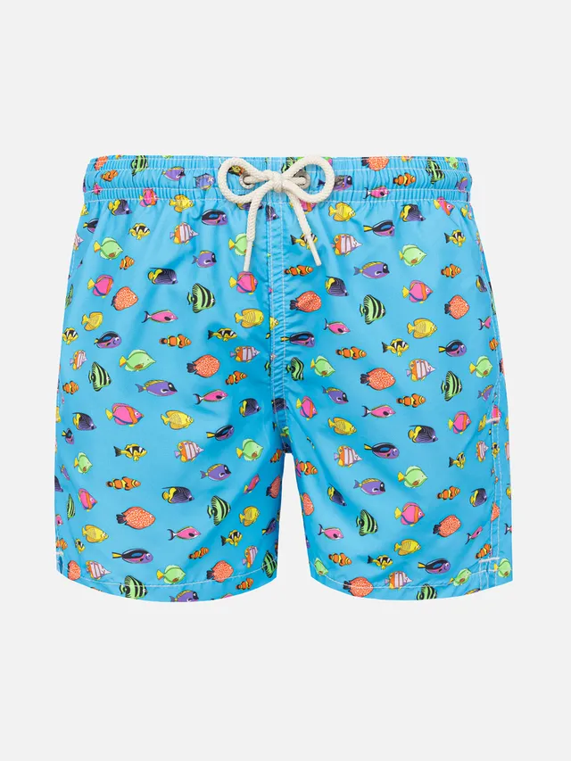 mc2-saint-barth-costume-da-bagno-da-bambino-in-tessuto-leggero-con-stampa-pesci image 1