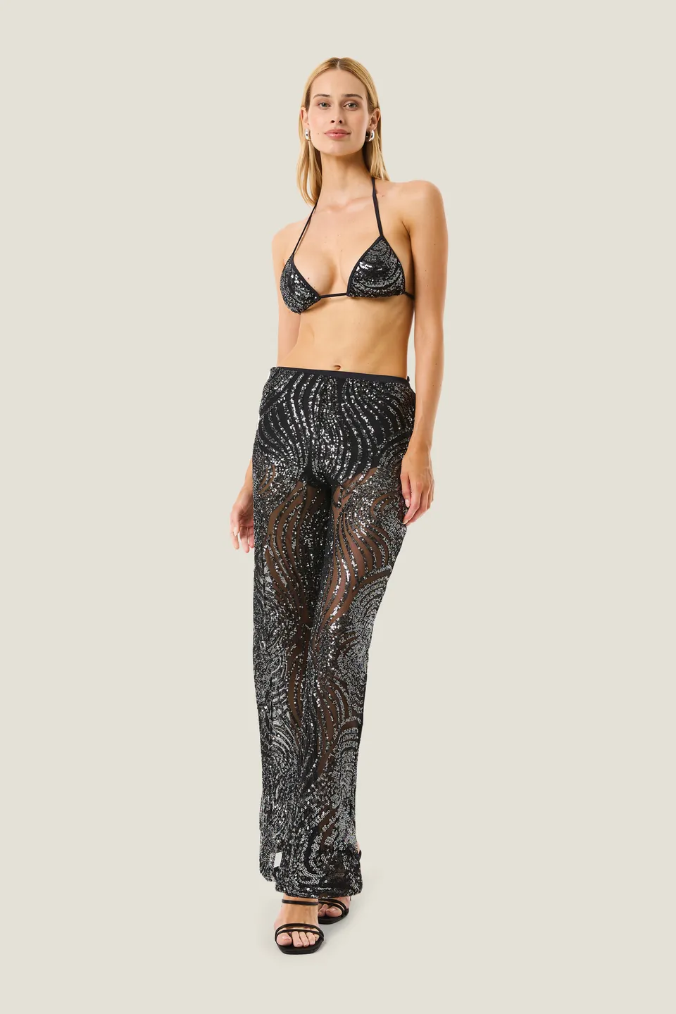 4giveness-pantalone-paillettes-luxury-pantalone-donna-resort image 1
