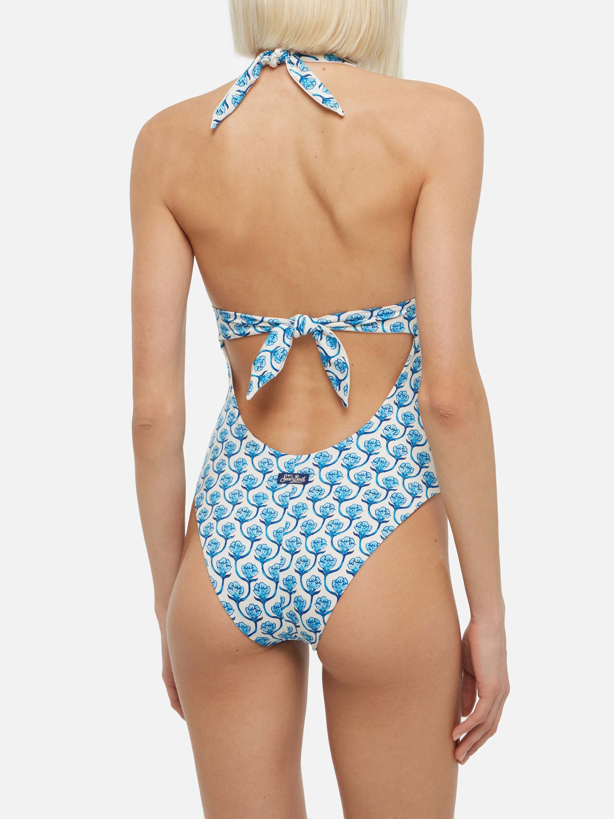 mc2-saint-barth-marylin-costume-intero-donna-stampa-floreale-azzurro image 4