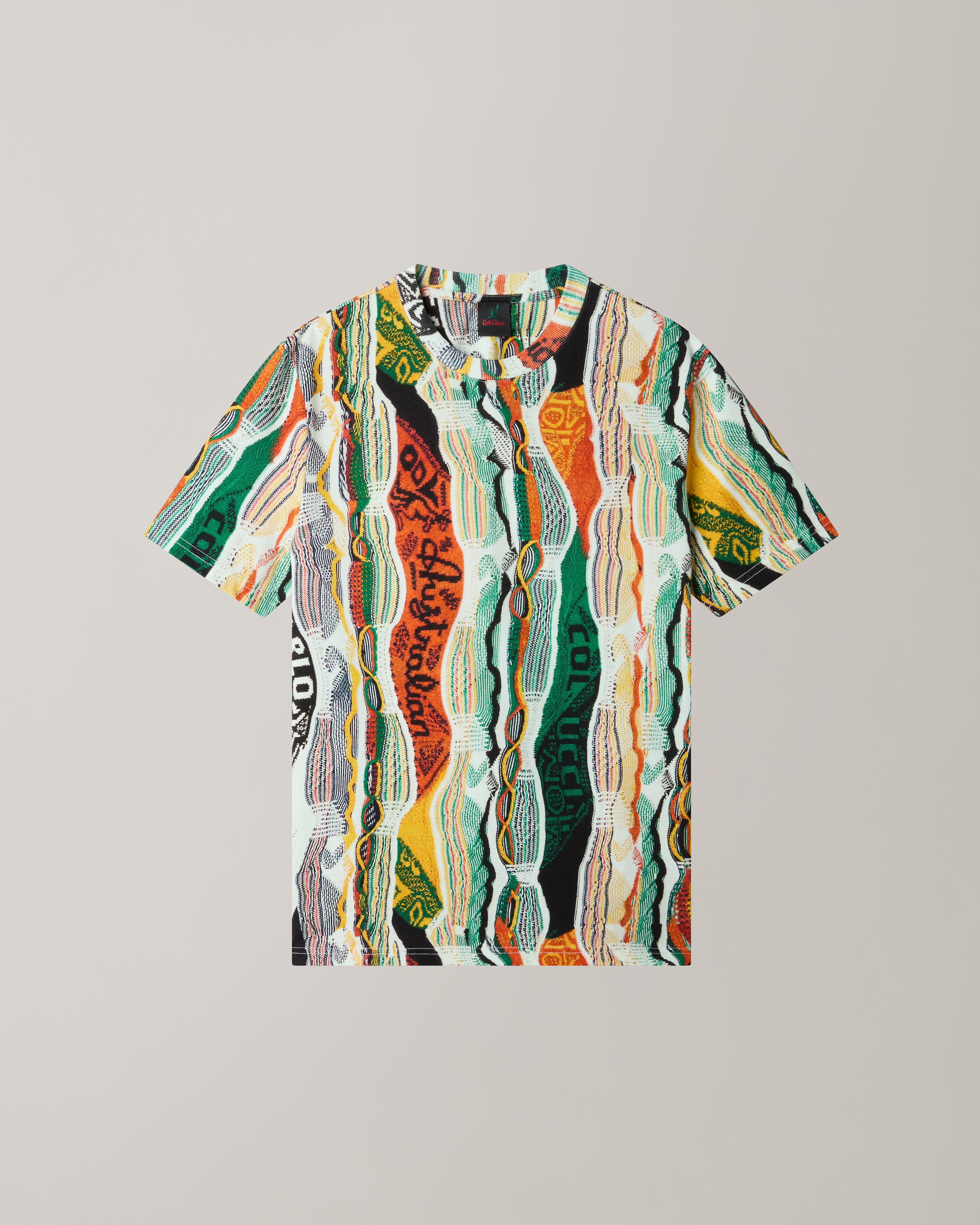 australian-knit-effect-t-shirt-t-shirt-jersey-bianco-carlo-colucci-x-australian image 5