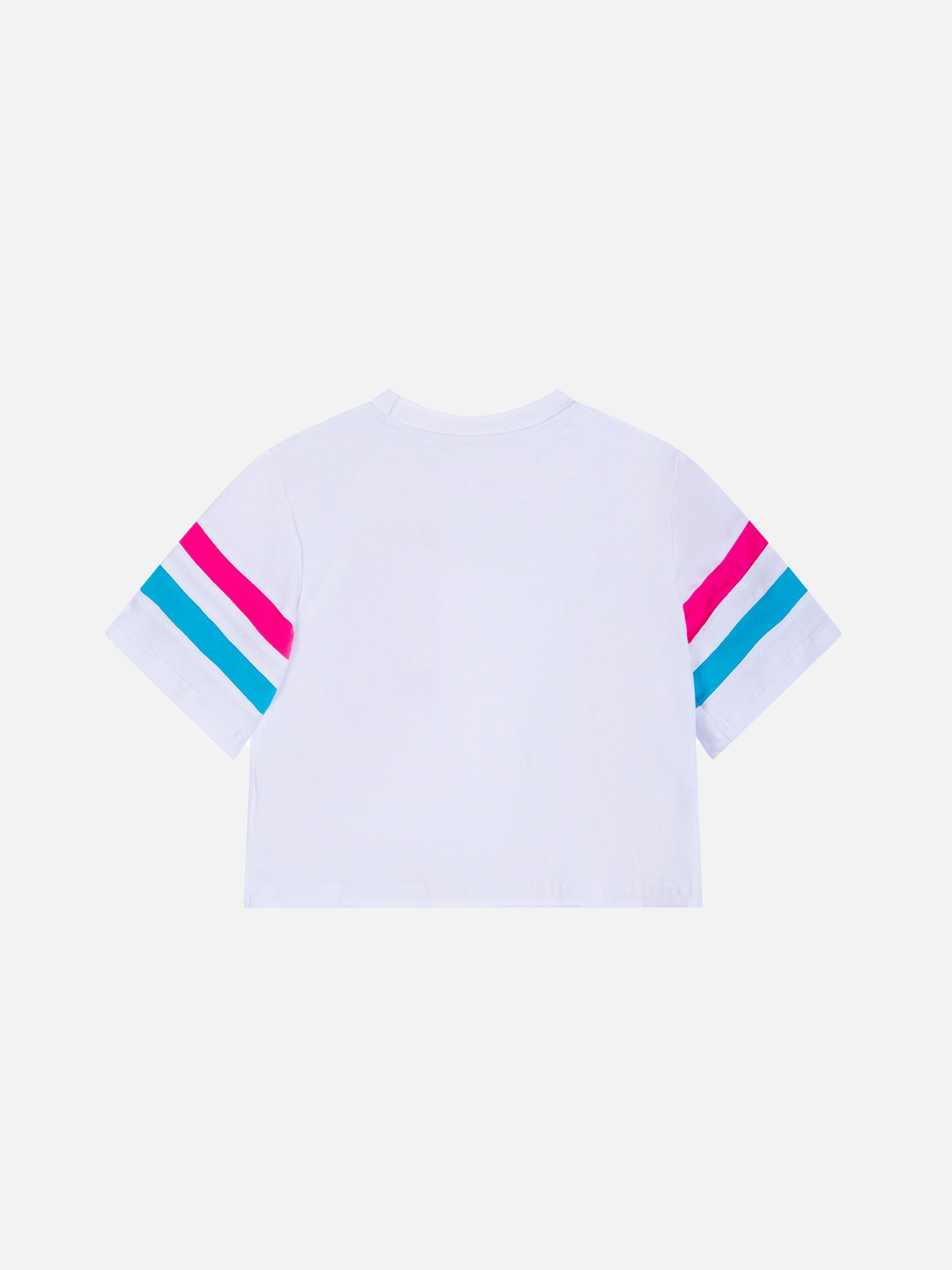 mc2-saint-barth-t-shirt-crop-bambina-bianca-in-cotone-sb-college image 2