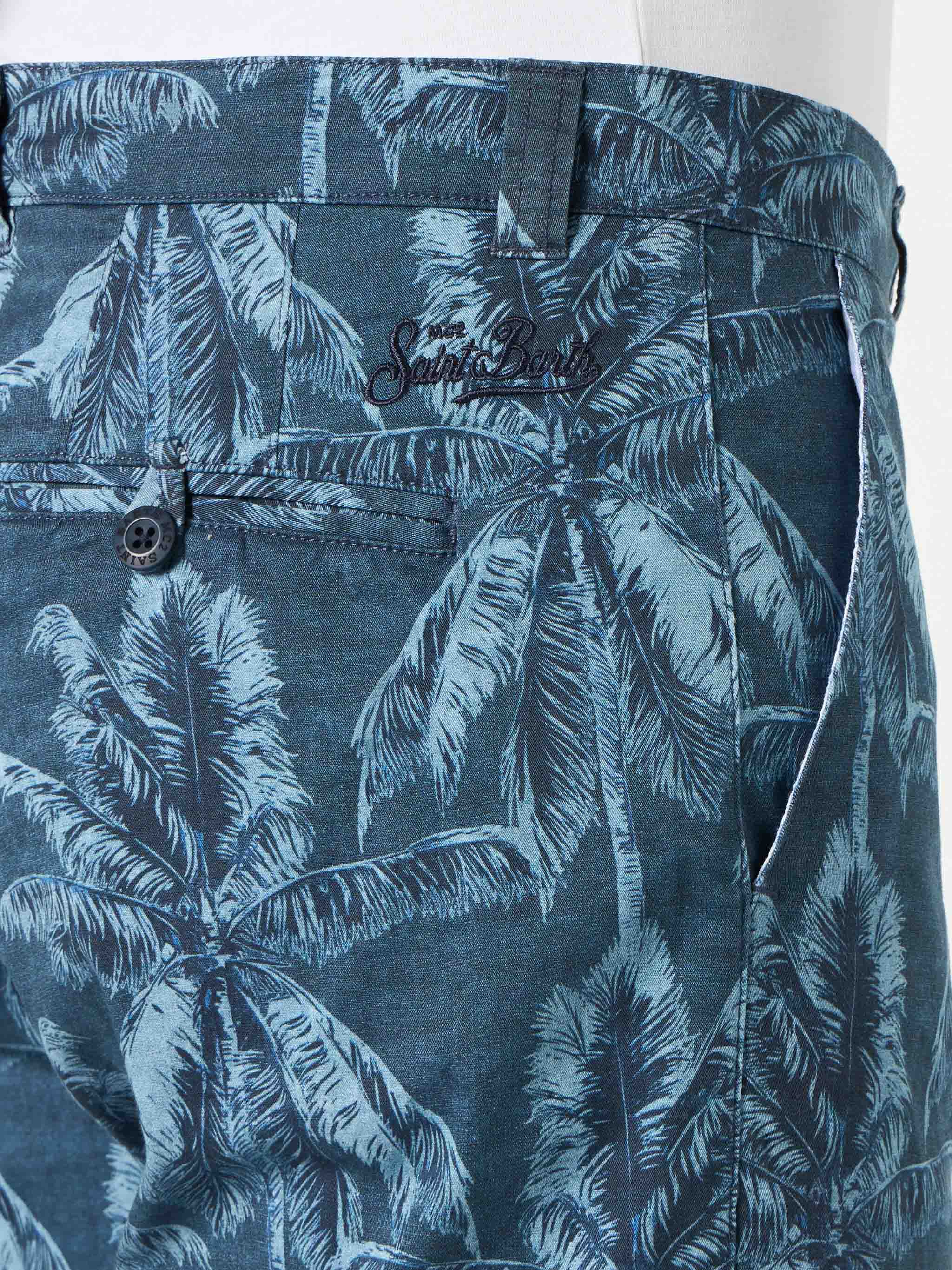 mc2-saint-barth-bermuda-royal-uomo-stampa-palme-blu image 3