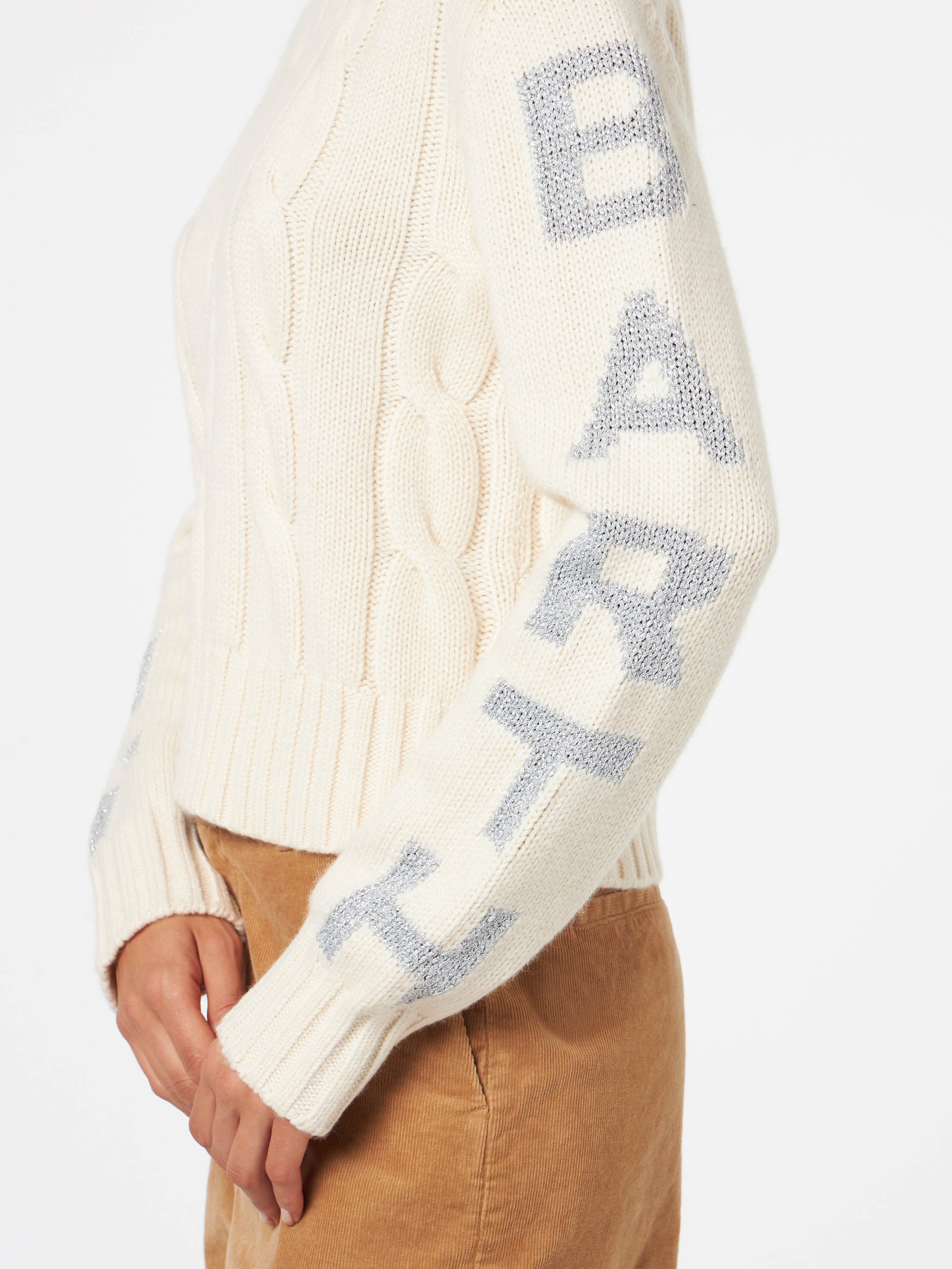 mc2-saint-barth-maglione-malmo-girocollo-in-maglia-intrecciata-bianco-con-lurex image 3