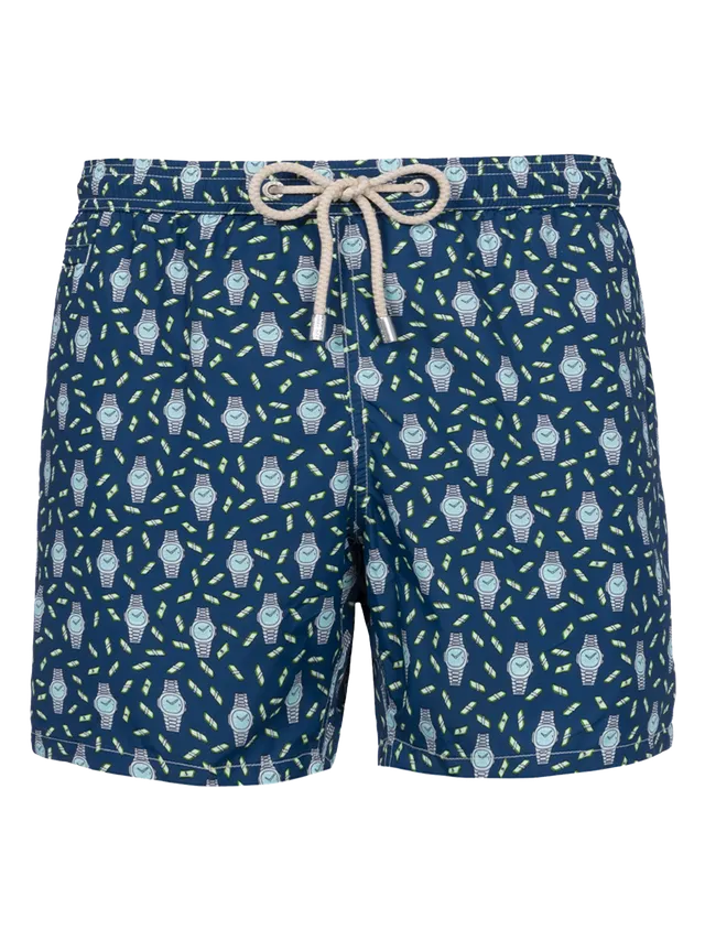 mc2-saint-barth-costume-lighting-micro-uomo-stampa-orologi-blu-navy image 1