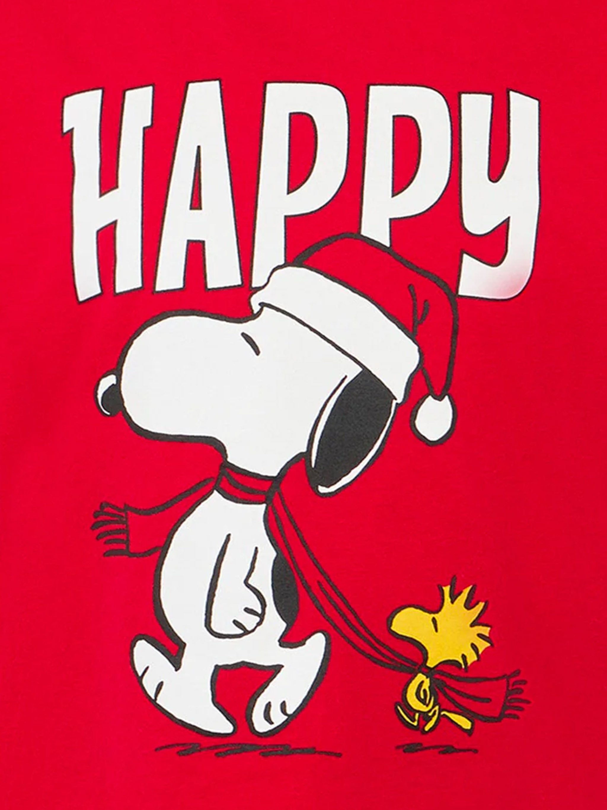 mc2-saint-barth-t-shirt-bambino-snoopy-peanuts-in-cotone-pesante-rossa image 3