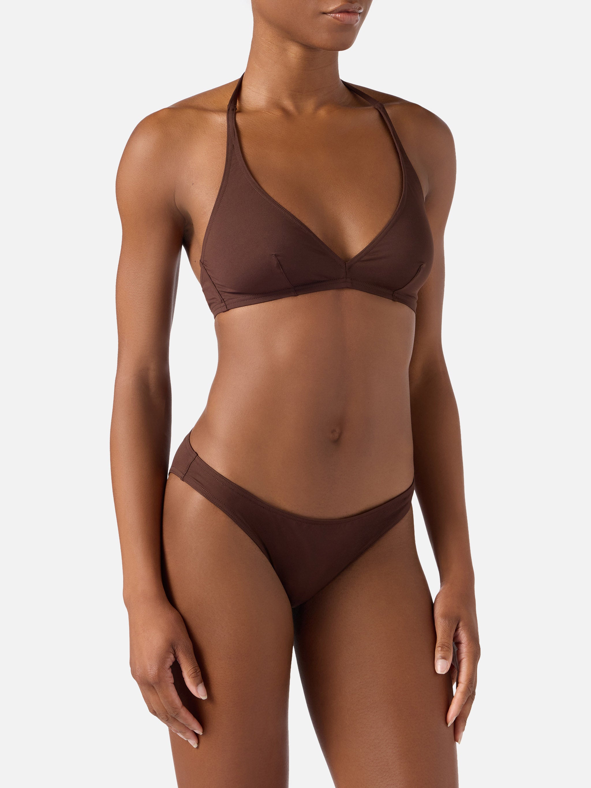 mc2-saint-barth-bikini-gala-marrone-scuro-con-top-triangolo image 2