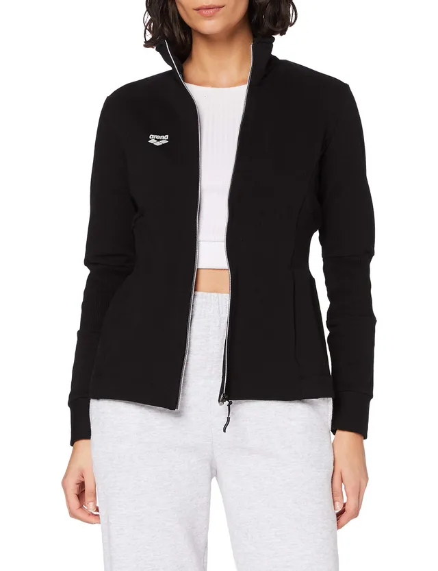 arena-w-f-z-jacket-rib-insert-giacca-full-zip-donna-nero image 1