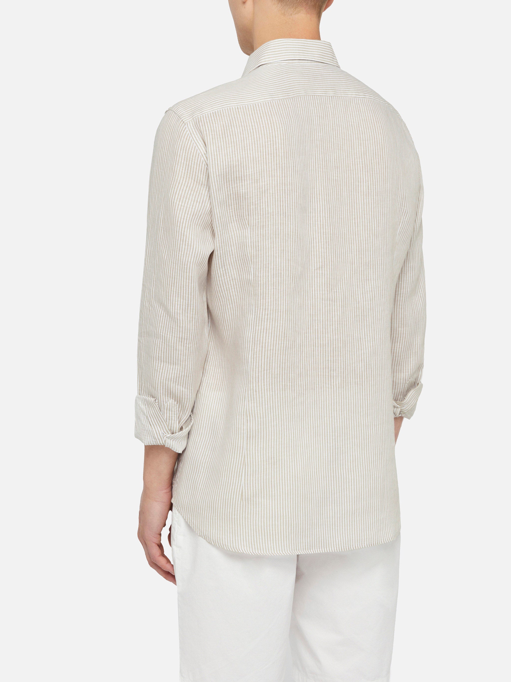mc2-saint-barth-camicia-pamplona-uomo-in-lino-beige-a-righe image 3