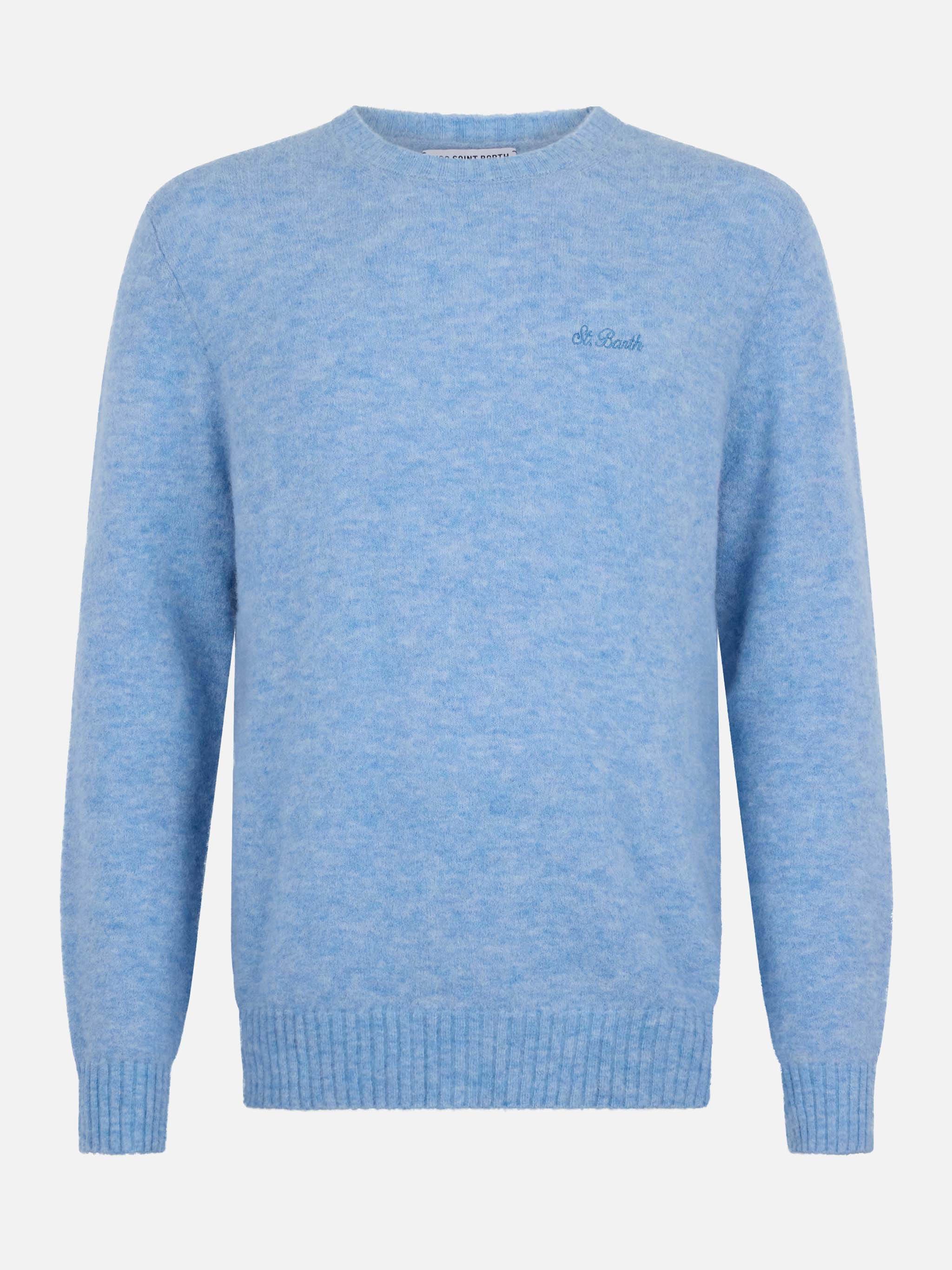 mc2-saint-barth-maglione-regent-girocollo-in-alpaca-stretch-azzurro-uomo image 4