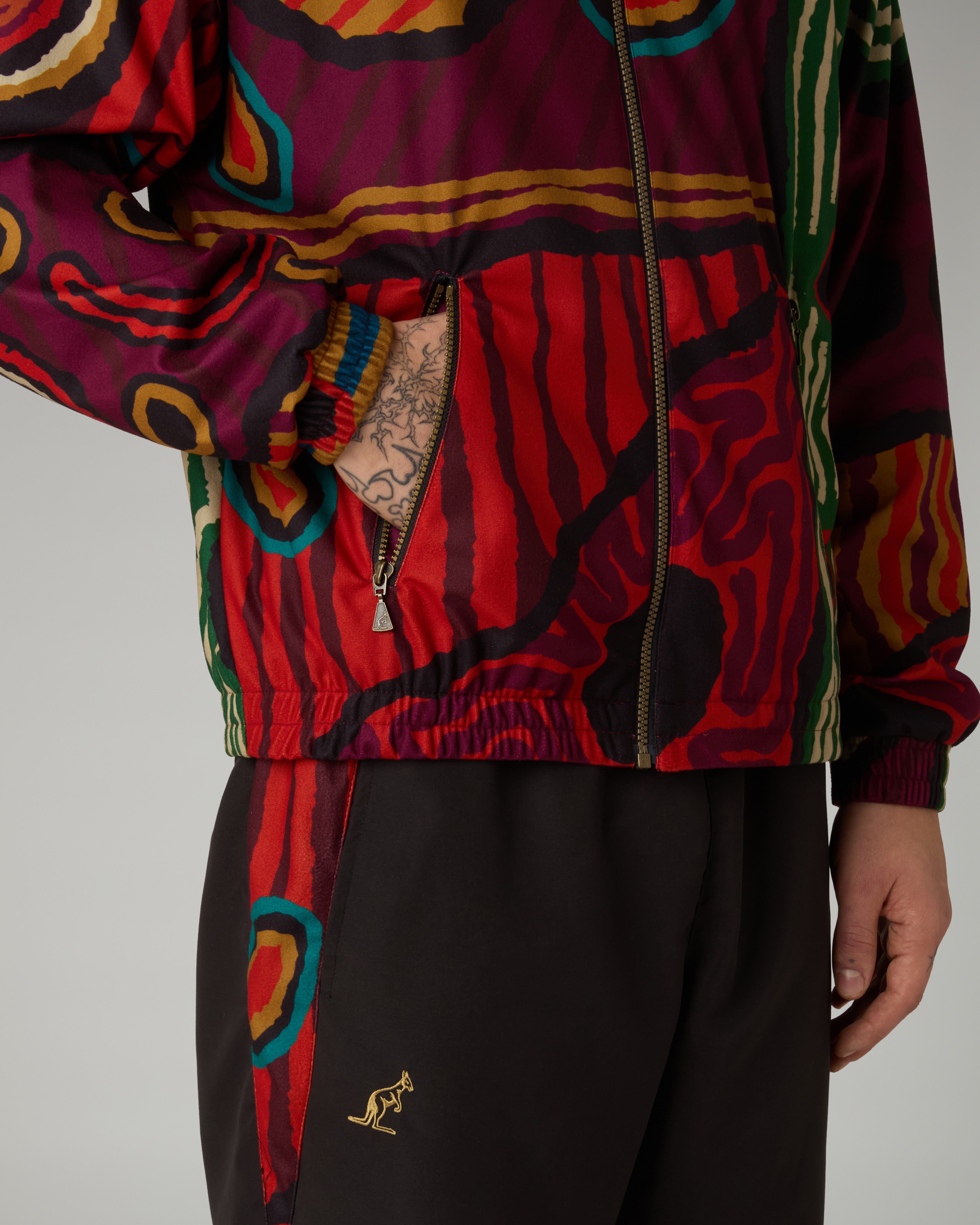 australian-jagera-all-print-giacca-sabrinda-bordeaux image 5