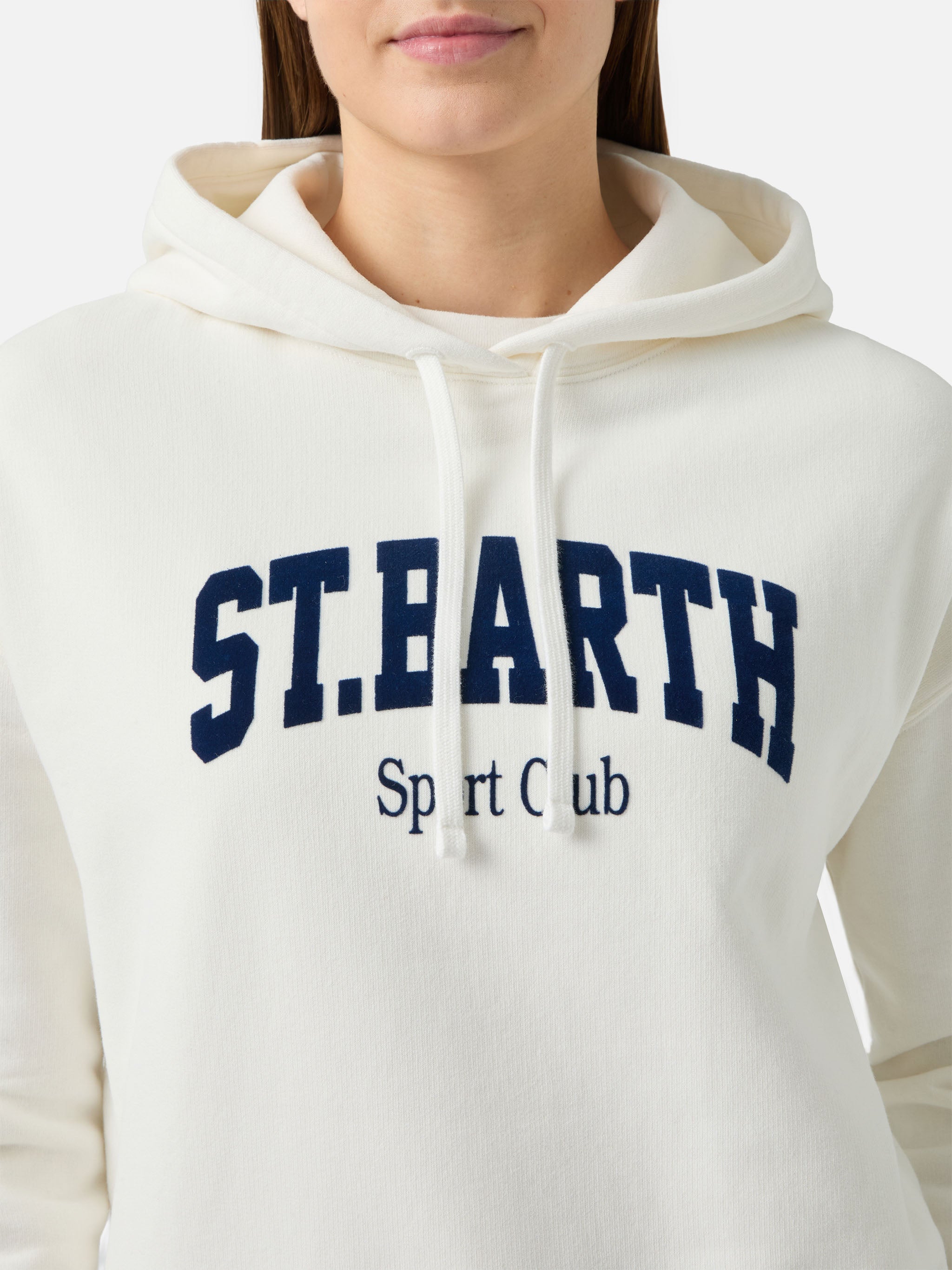 mc2-saint-barth-felpa-mindy-donna-bianca-con-cappuccio-st-barth-sport-club image 2