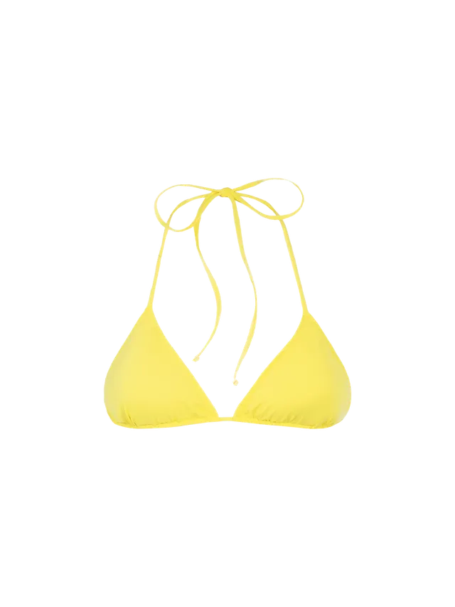 mc2-saint-barth-top-bikini-leah-giallo-chiaro-a-triangolo image 1