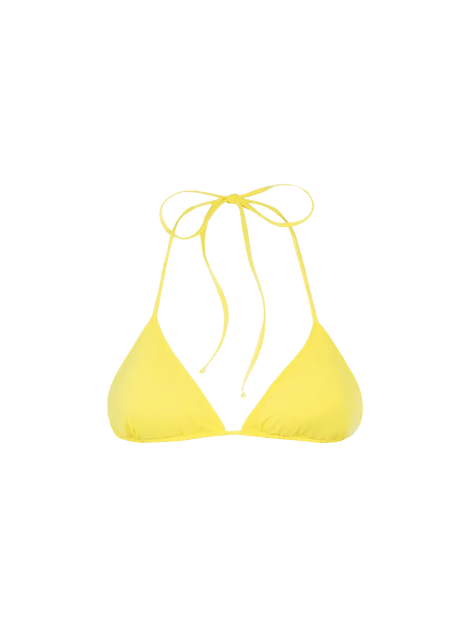 mc2-saint-barth-top-bikini-leah-giallo-chiaro-a-triangolo image 1