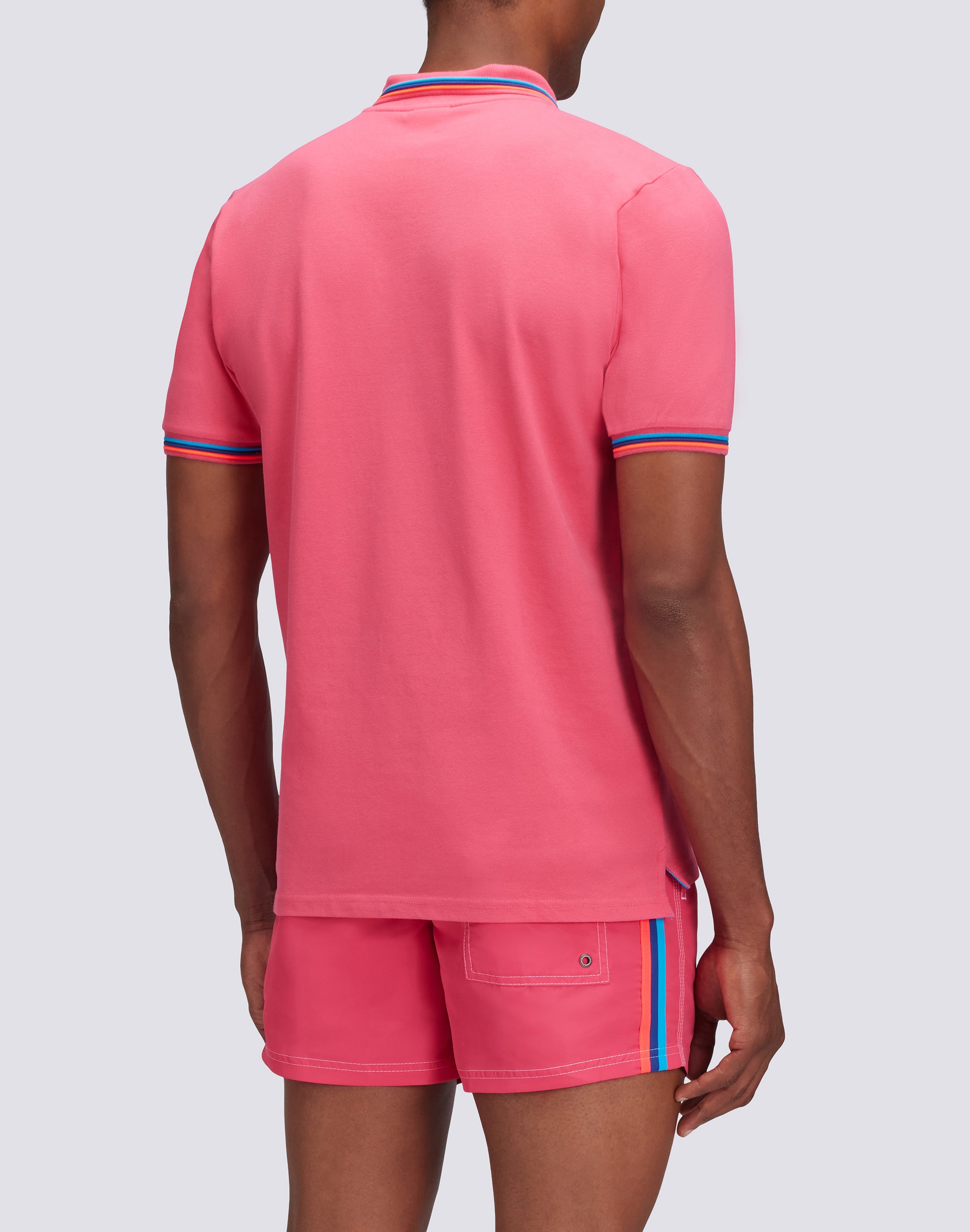 sundek-polo-uomo-brice-cotone-piquet-bande-tricolor-m779plj6500 image 2