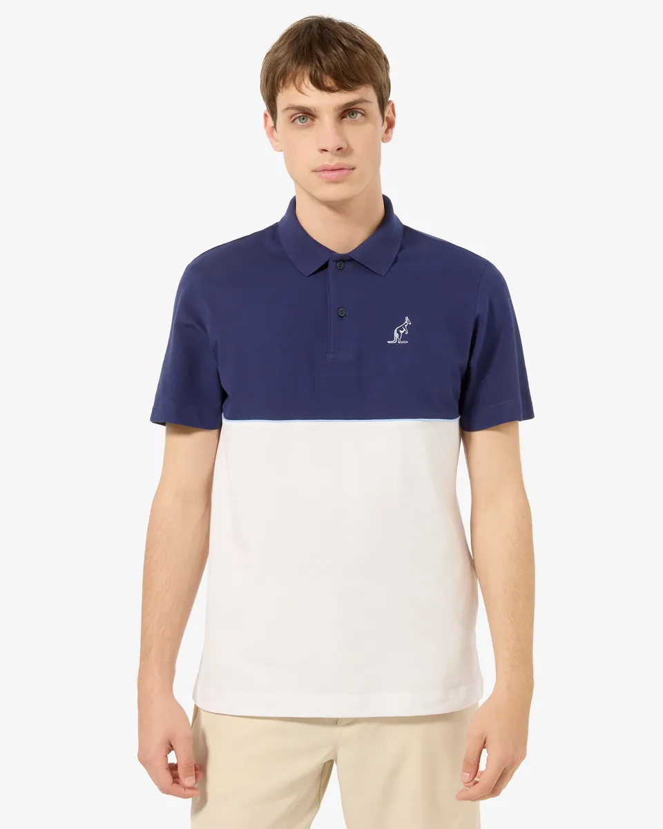 australian-vinyl-polo-shirt-blu-cosmo-polo-piquet-elasticizzato image 1