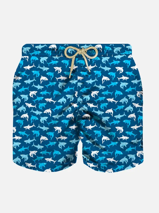 mc2-saint-barth-costume-da-bagno-bambino-stampa-squali-multicolore image 1