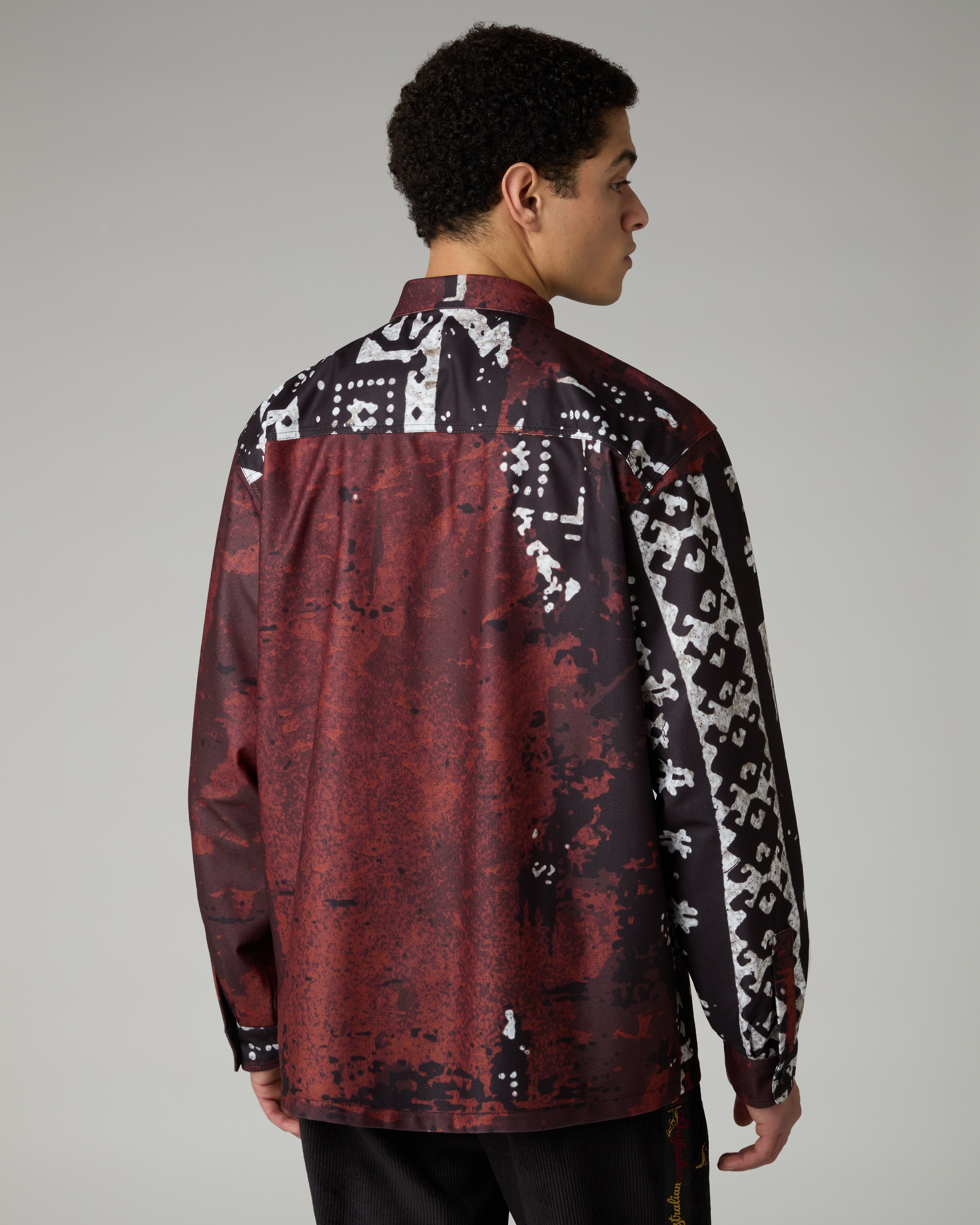 australian-arak-printed-shirt-camicia-over-in-sabrinda-made-in-italy image 4