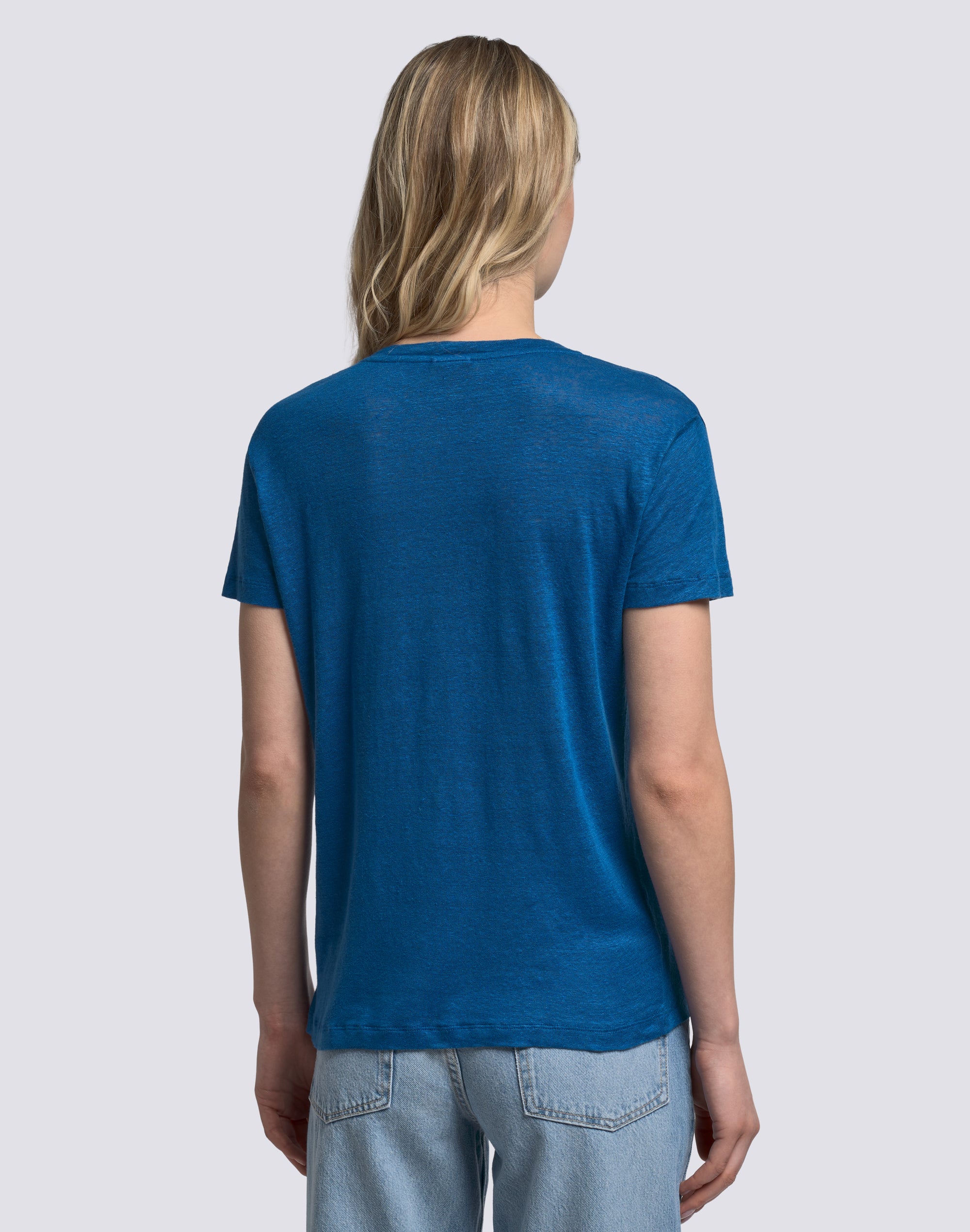 sundek-t-shirt-donna-mezze-maniche-in-lino image 5