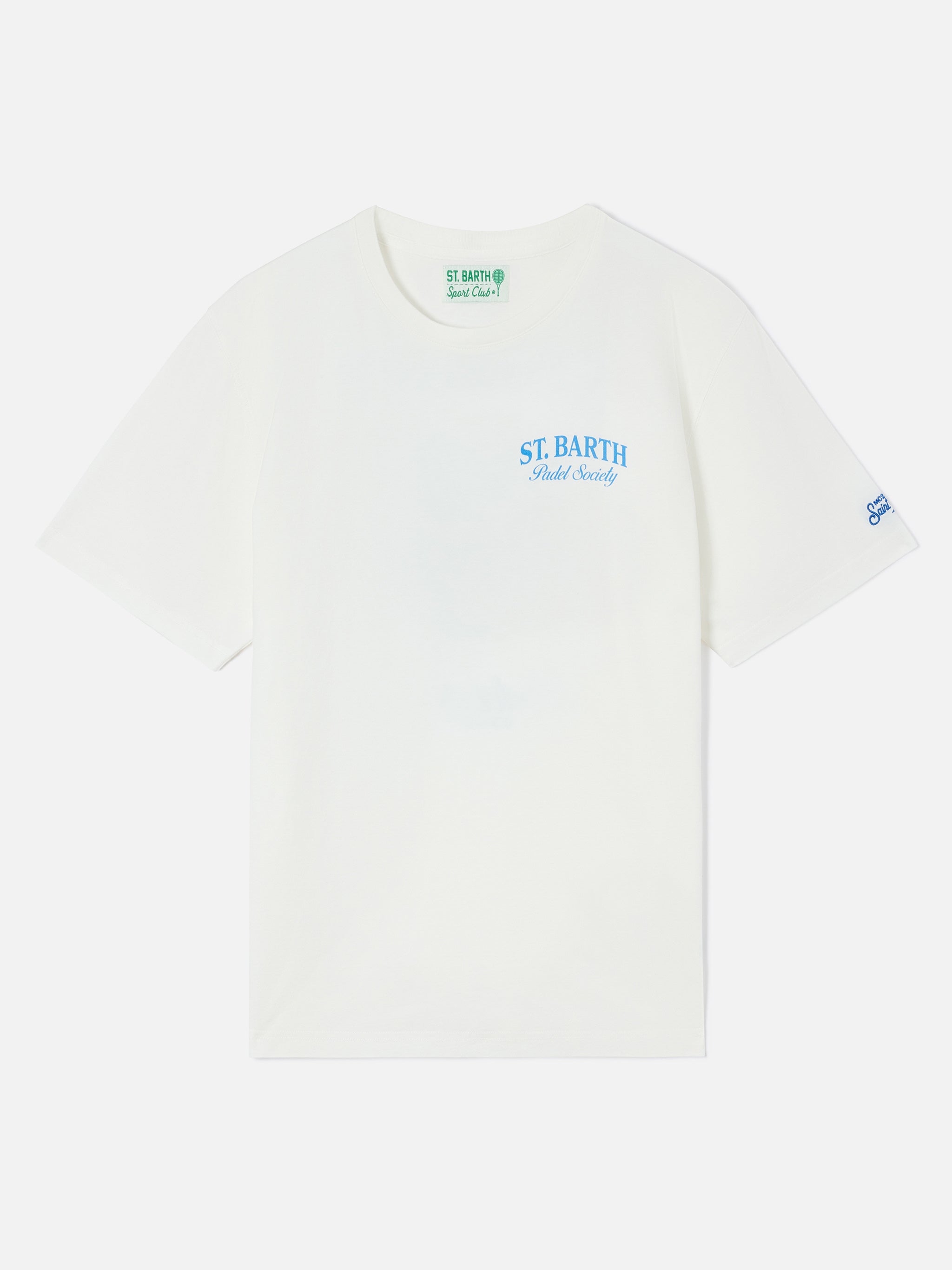 mc2-saint-barth-arnott-arn0001-t-shirt-uomo-bianca-cotone-st-barth-padel-society image 2
