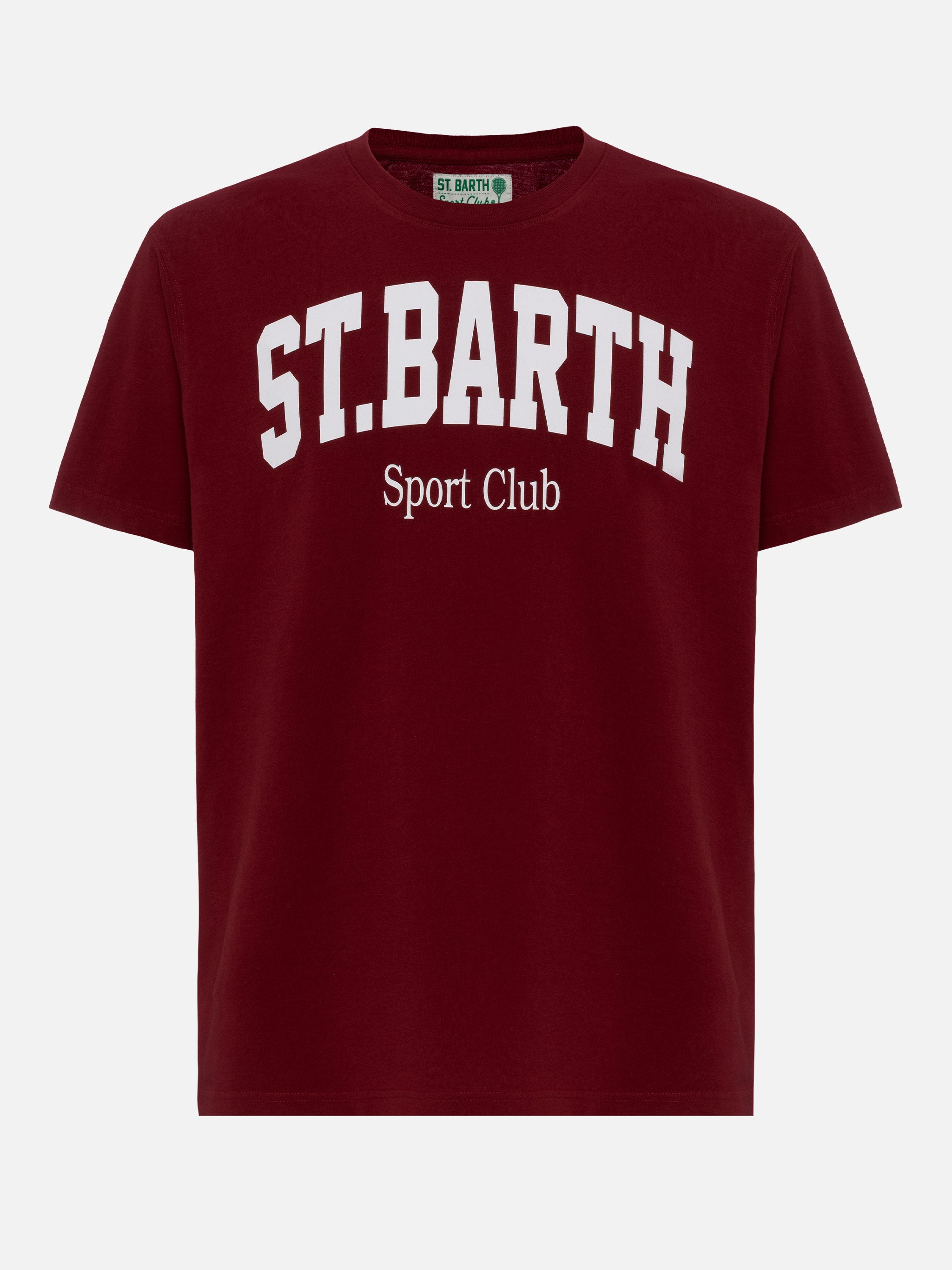 mc2-saint-barth-man-t-shirt-uomo-cotone-st-barth-sport-club-rossa image 1