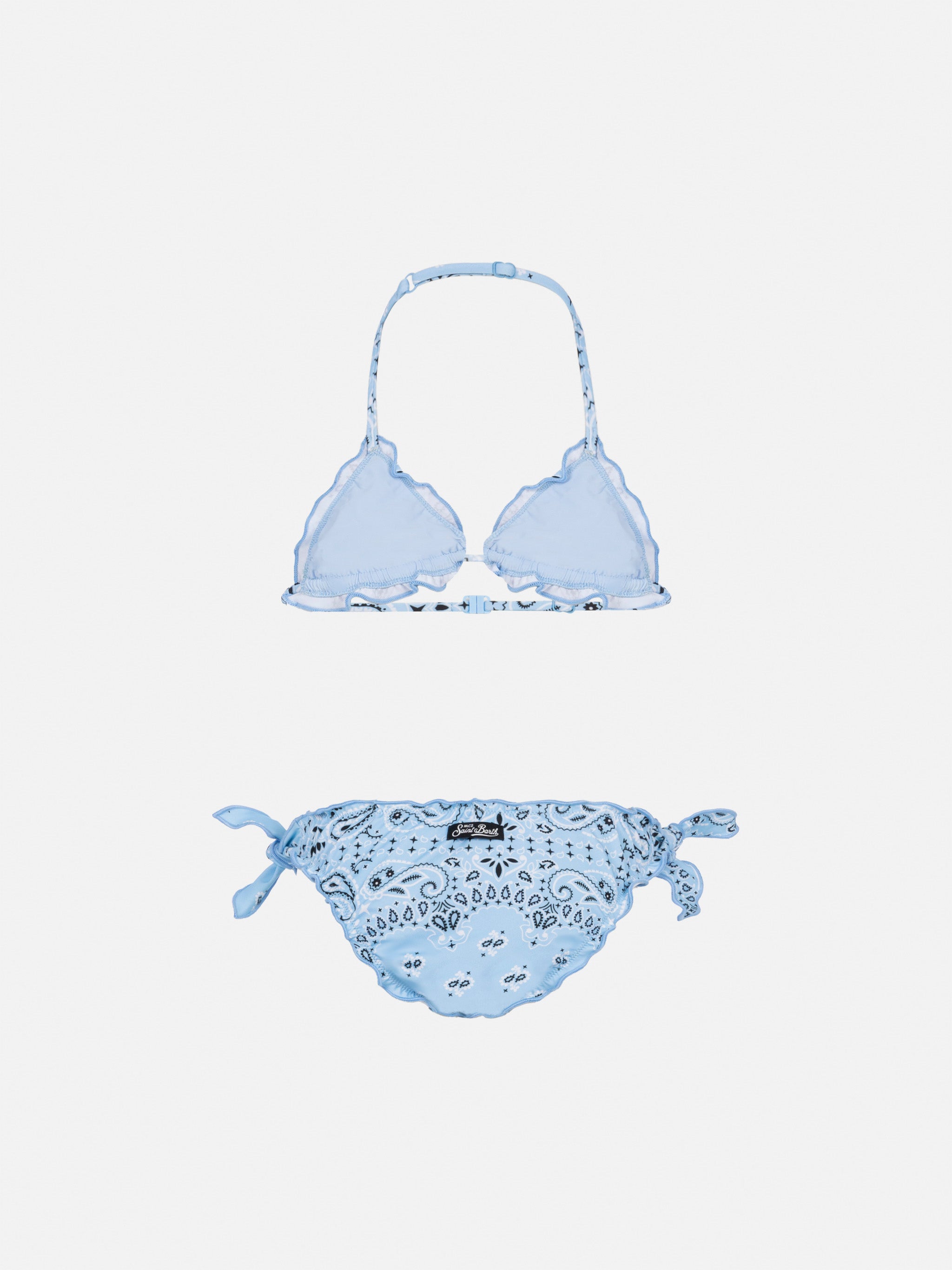 mc2-saint-barth-bikini-a-triangolo-cris-con-stampa-bandana-azzurra image 2