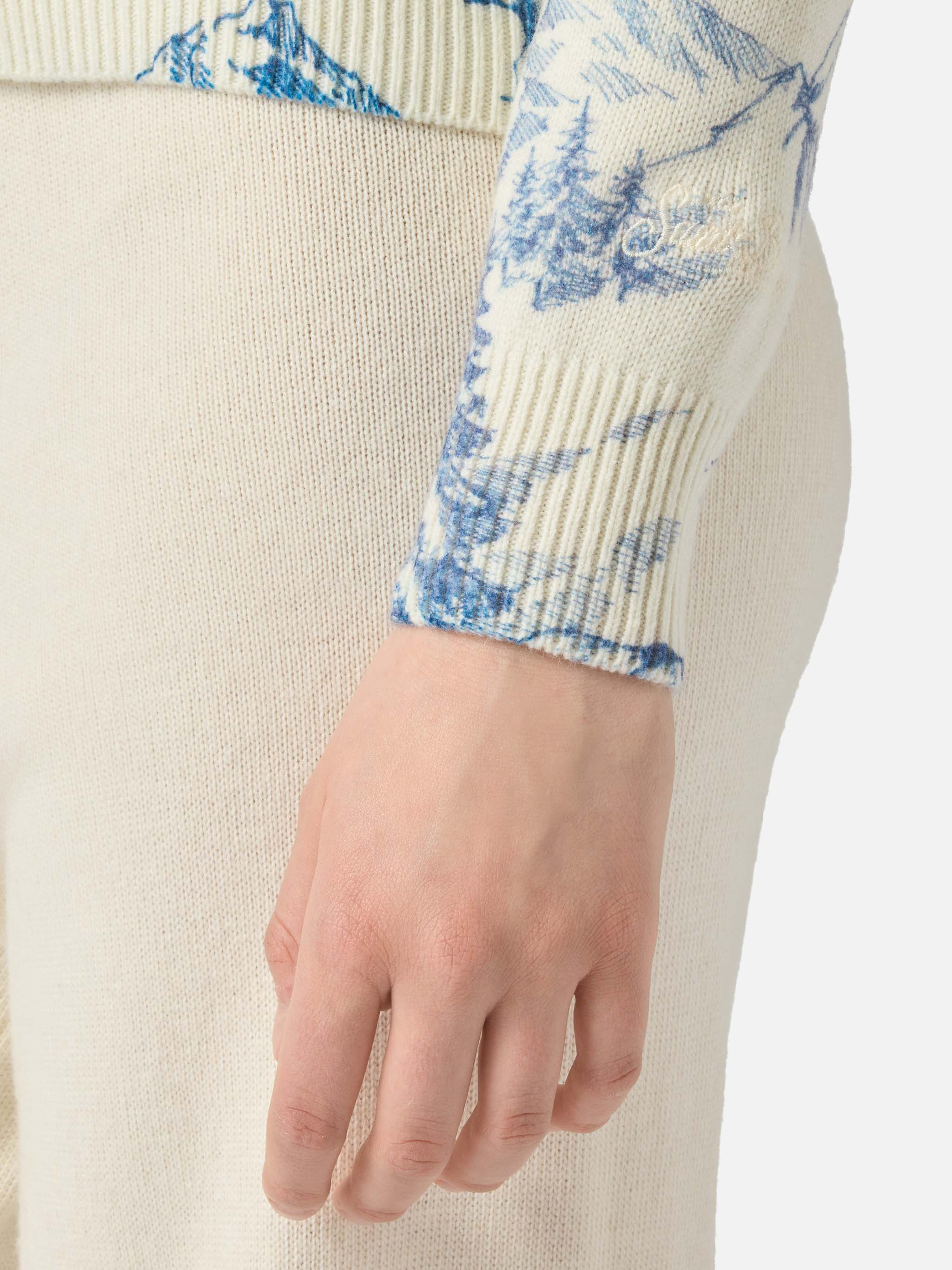 maglia-new-queen-mc2-saint-barth-in-jacquard-stampa-toile-de-jouy-bianco image 4