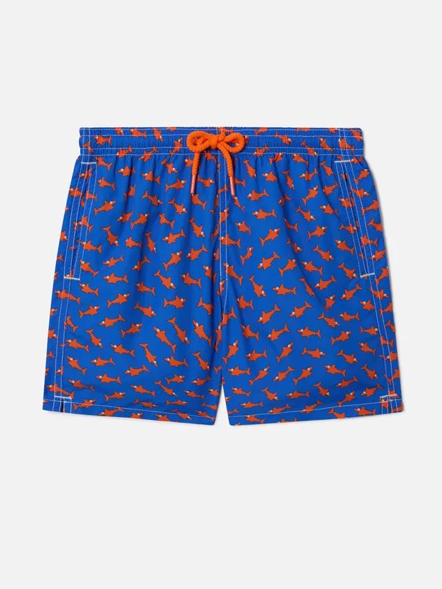 mc2-saint-barth-costume-boxer-bambino-jean-stampa-squali-blu image 1