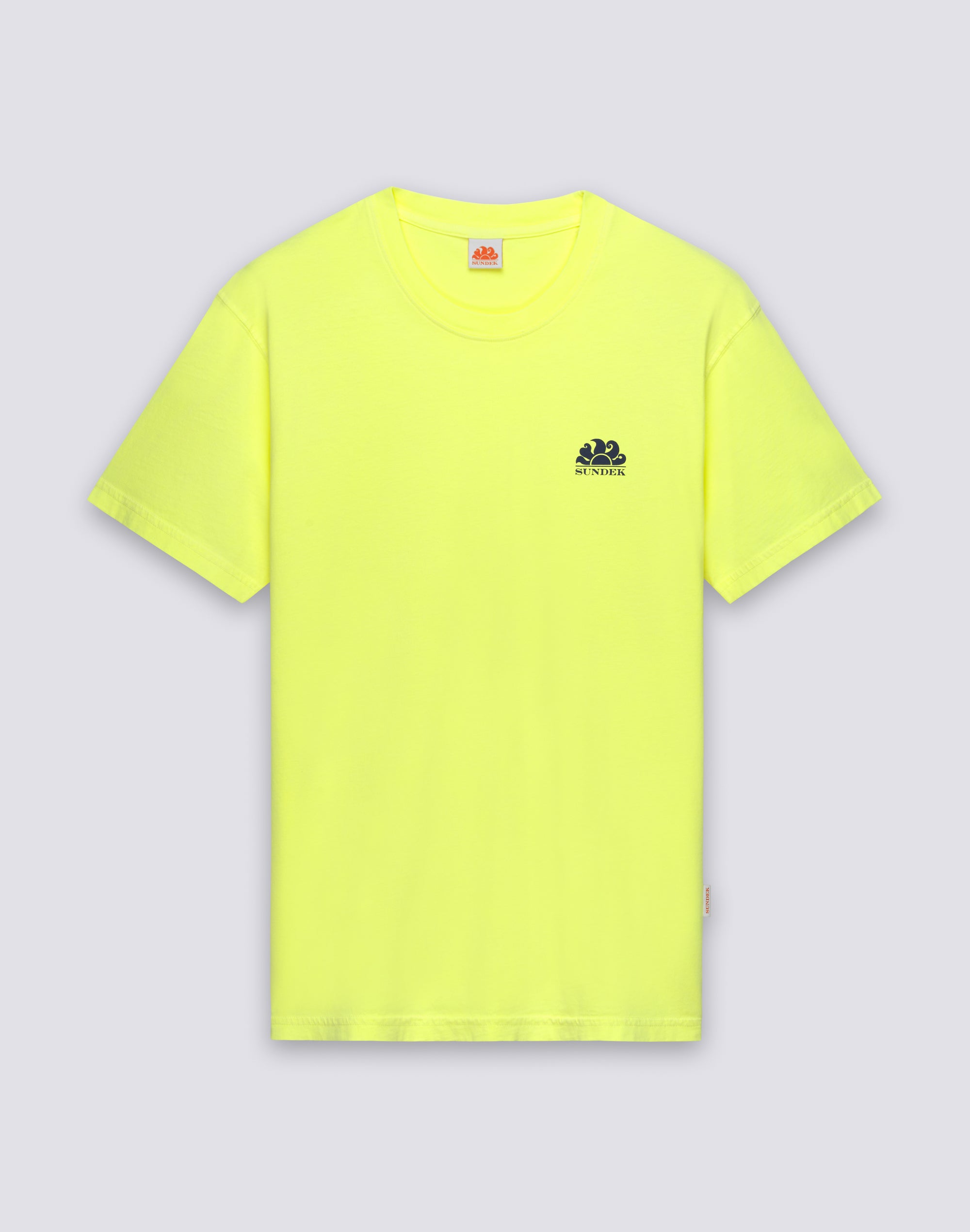 sundek-t-shirt-uomo-a-girocollo-tinto-capo-con-patch-logo-m251tej78tc image 1