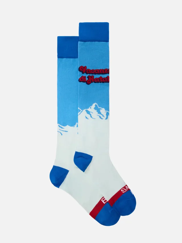 mc2-saint-barth-calze-sox-misto-cotone-vacanze-di-natale-jacquard-blu image 1