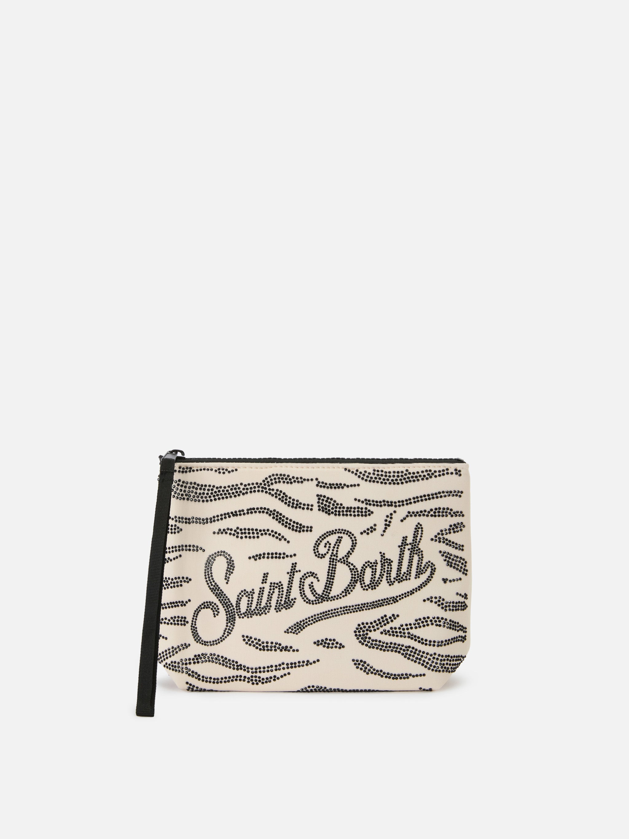 mc2-saint-barth-aline-pochette-scuba-zebrata-con-strass image 1