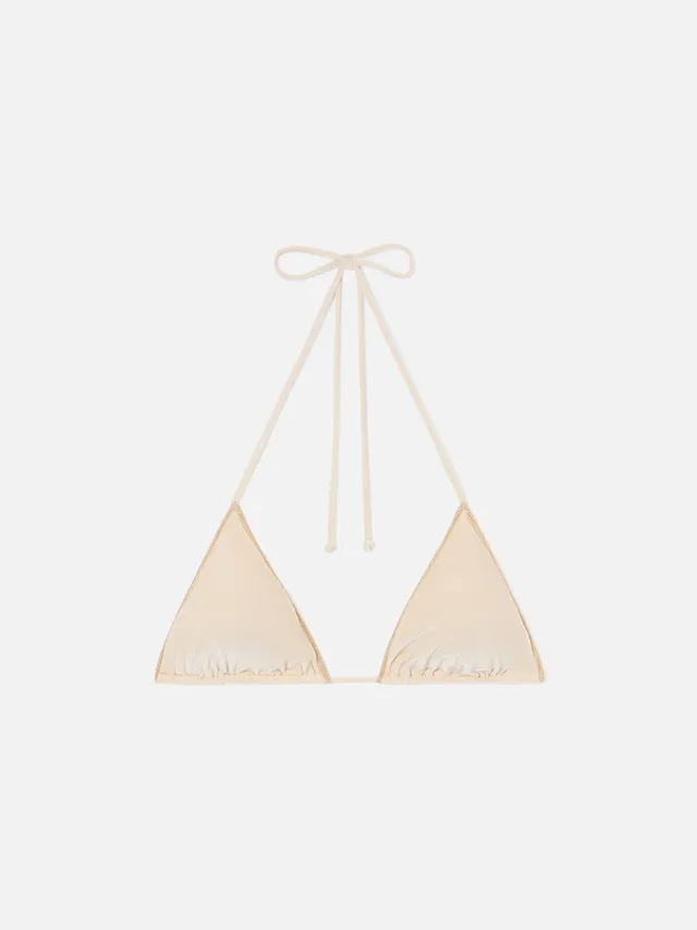 mc2-saint-barth-top-bikini-leah-overlock-triangolo-in-velluto-oro image 1
