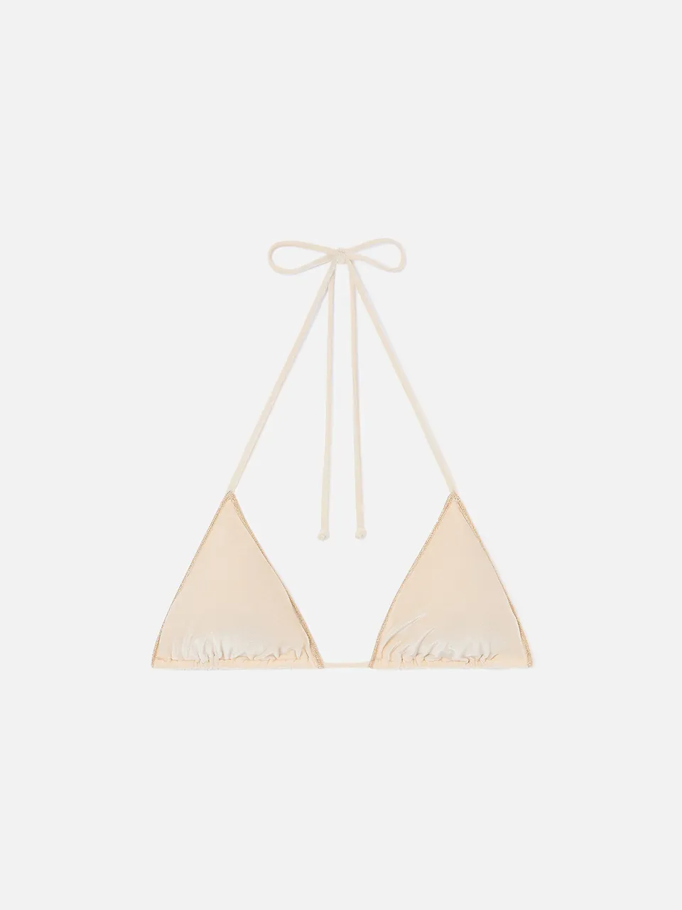 mc2-saint-barth-top-bikini-leah-overlock-triangolo-in-velluto-oro image 1