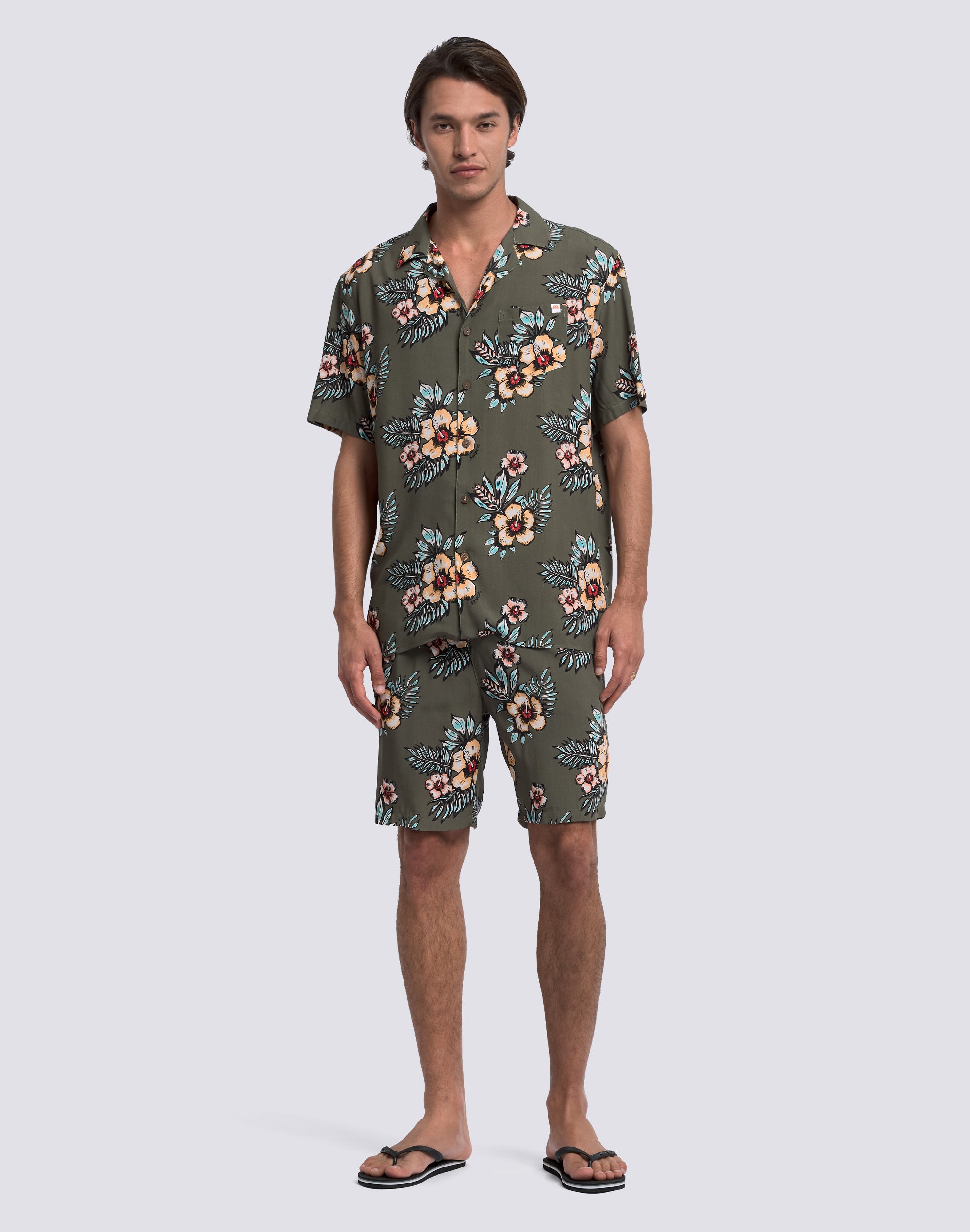 sundek-m015-pipeline-walkshort-uomo-stampato-viscosa-vita-elastica image 3