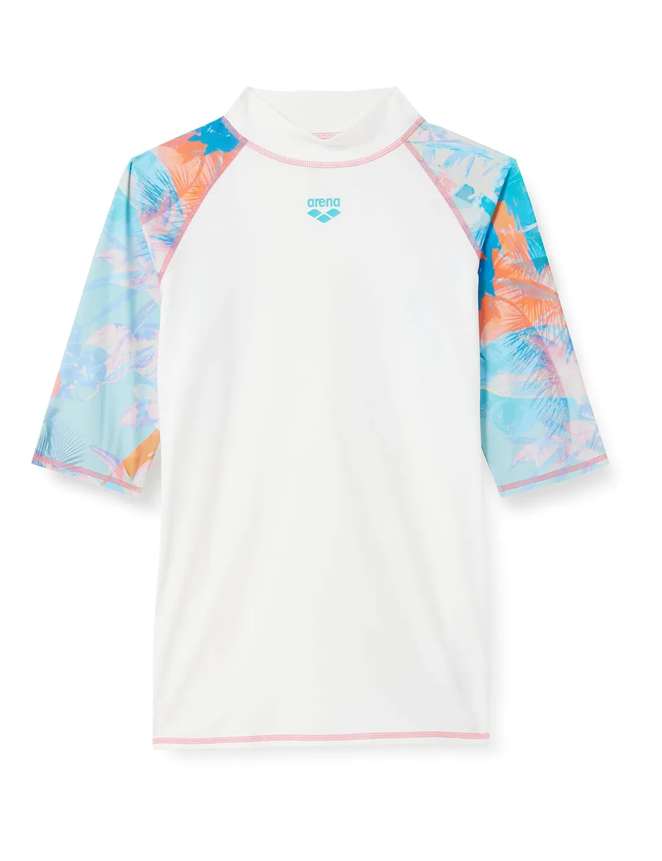 arena-w-rash-vest-s-s-allover-maglia-donna-a-maniche-corte-con-protezione-uv-upf image 1