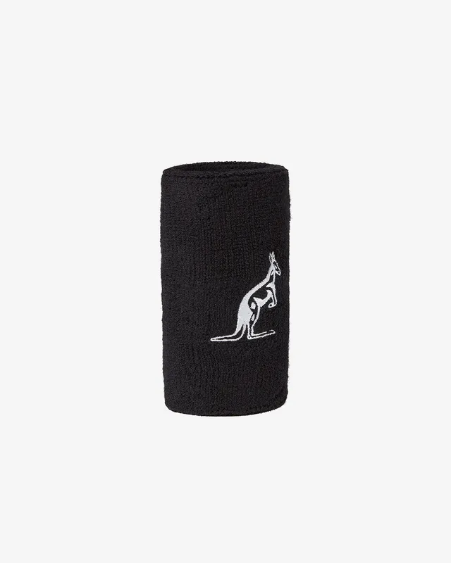 australian-single-wristband-nero-polsino-tennis-in-spugna image 1